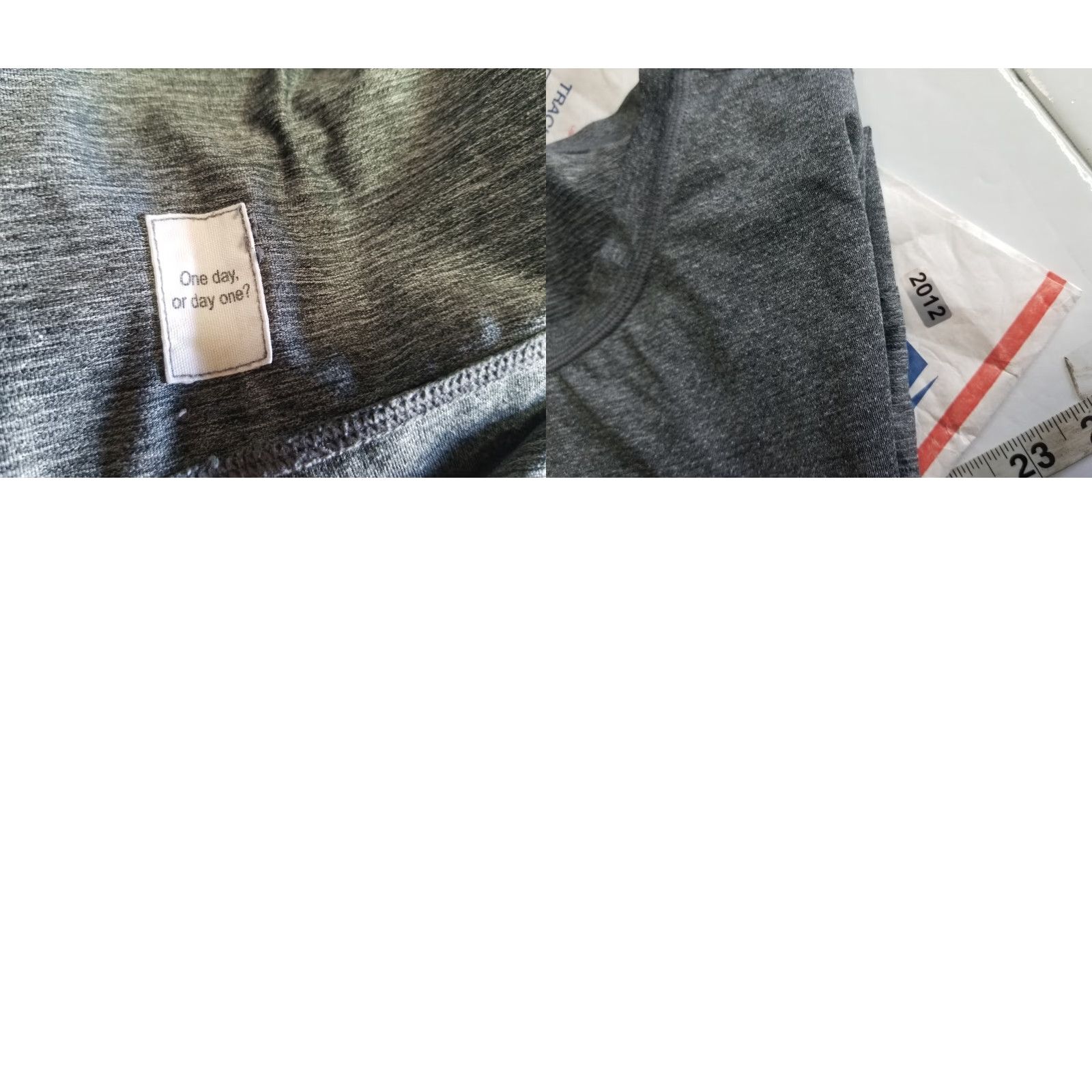 Vuori Vuori T-Shirt Tradewind Performance Tee Short Sleeve Stretch Men Size M Gray solid Crew Neck Activewear Logo Size US M / EU 48-50 / 2 - 8 Thumbnail