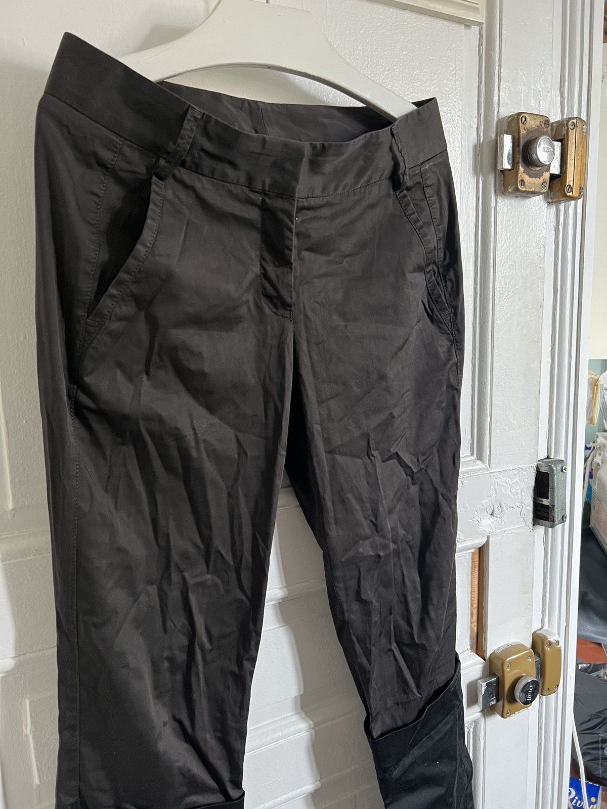 Marithe + Francois Girbaud USA 27 size MARITHÉ + FRANÇOIS GIRBAUD Black Pants 2000s Size 30" / US 8 / IT 44 - 2 Thumbnail