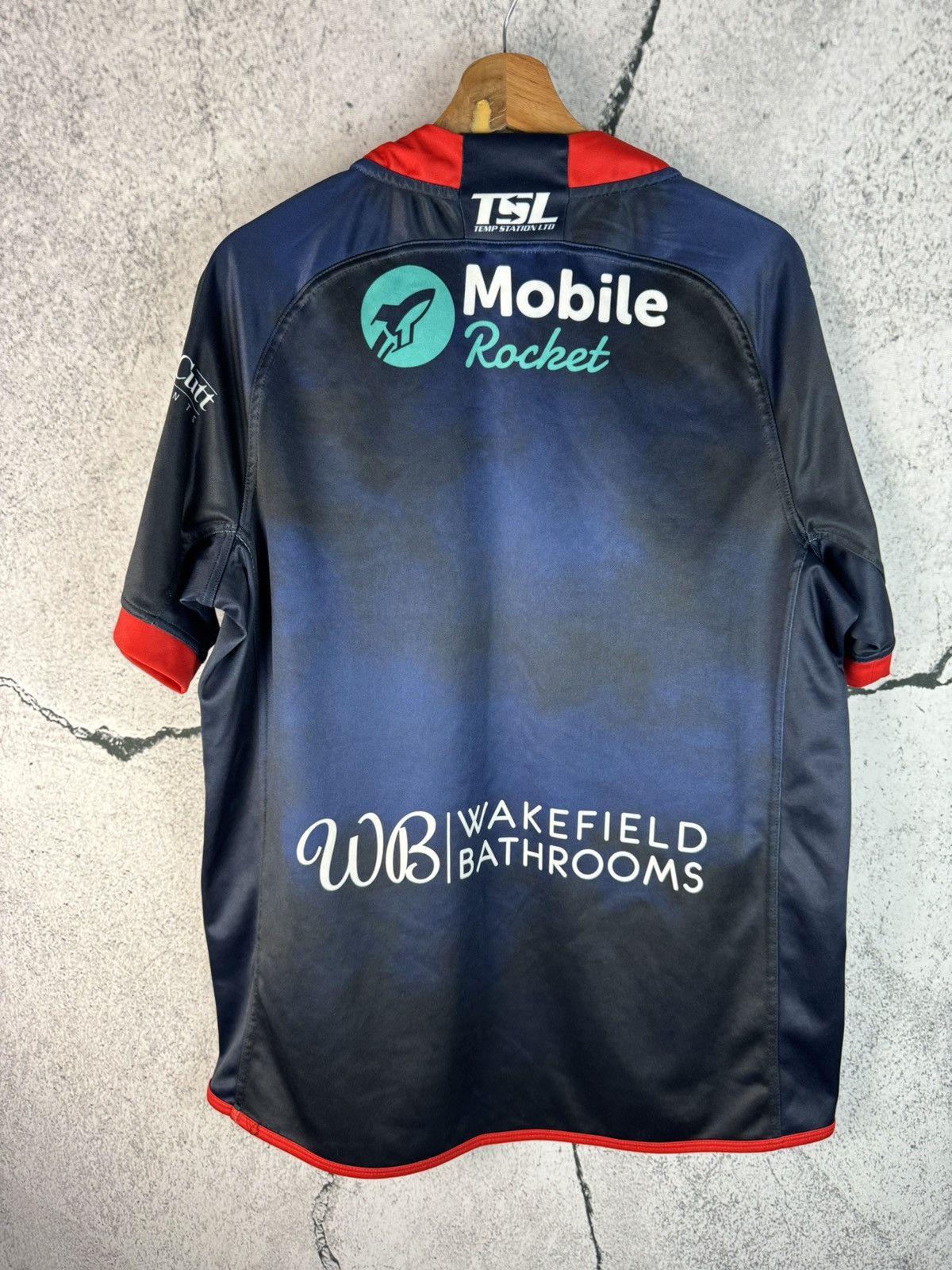 NCAA Wakefield Trinity Wildcats England Spiderman Rugby Jersey Size US L / EU 52-54 / 3 - 2 Thumbnail