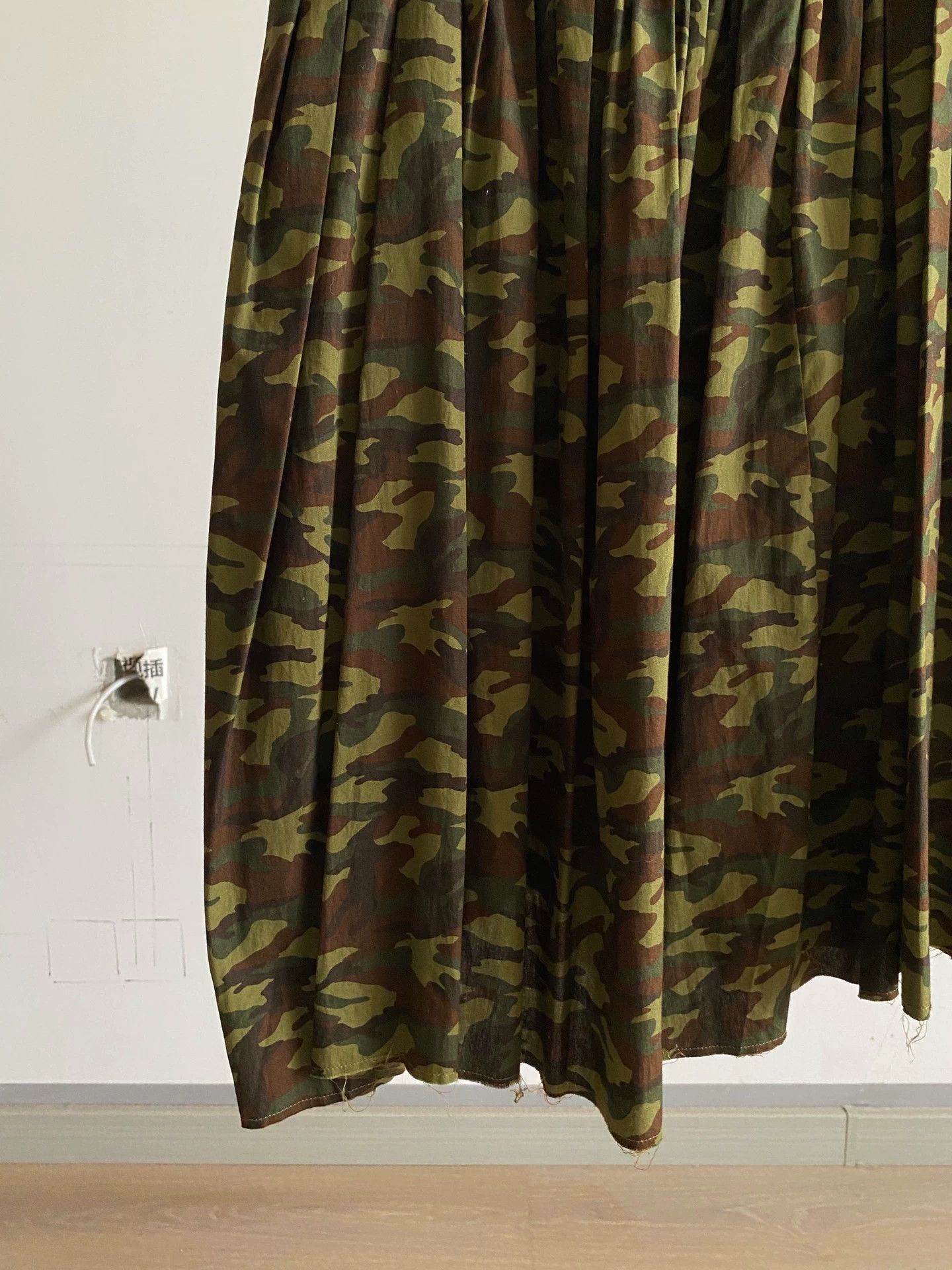 Comme des Garcons CDG 2006SS Pleated Deconstructed Camo Skirt (S Size 26" / US 2 / IT 38 - 5 Thumbnail