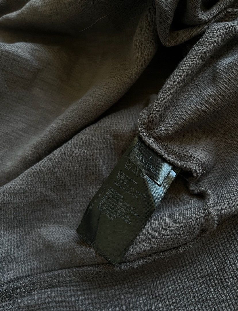 Allsaints × Vintage Vintage Allsaints Grey Zip-up Hoodie L Y2K Size US L / EU 52-54 / 3 - 6 Thumbnail