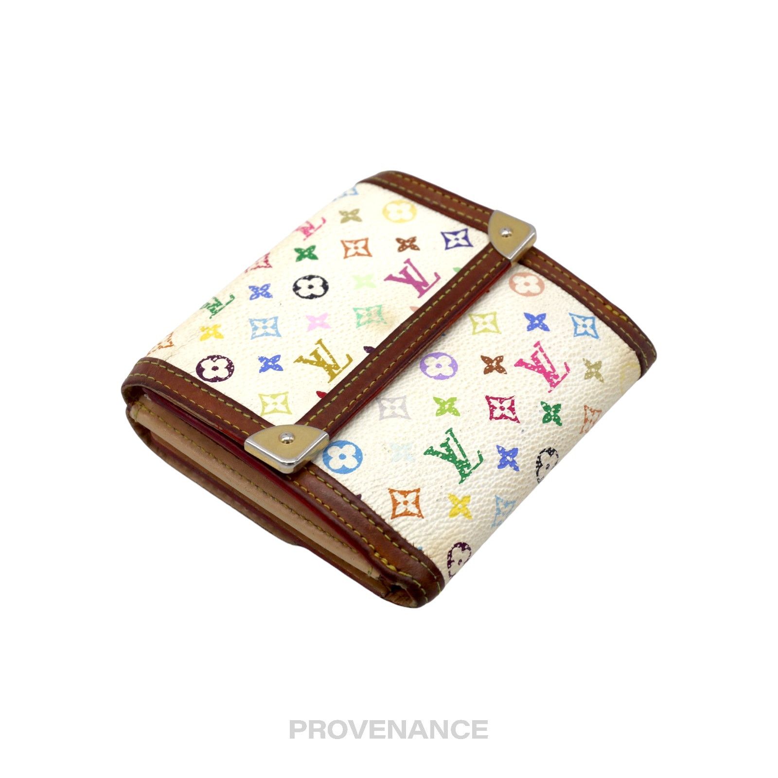 Louis Vuitton 🔴 Louis Vuitton Elise Trifold Wallet - Monogram Multicolore Size ONE SIZE - 4 Thumbnail