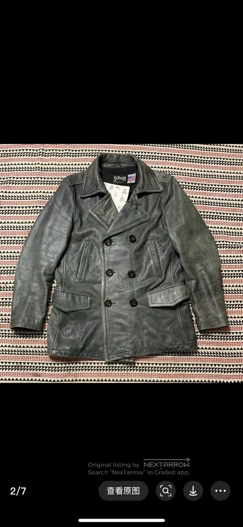 Schott Schott 740 leather coat Size US S / EU 44-46 / 1 - 2 Thumbnail