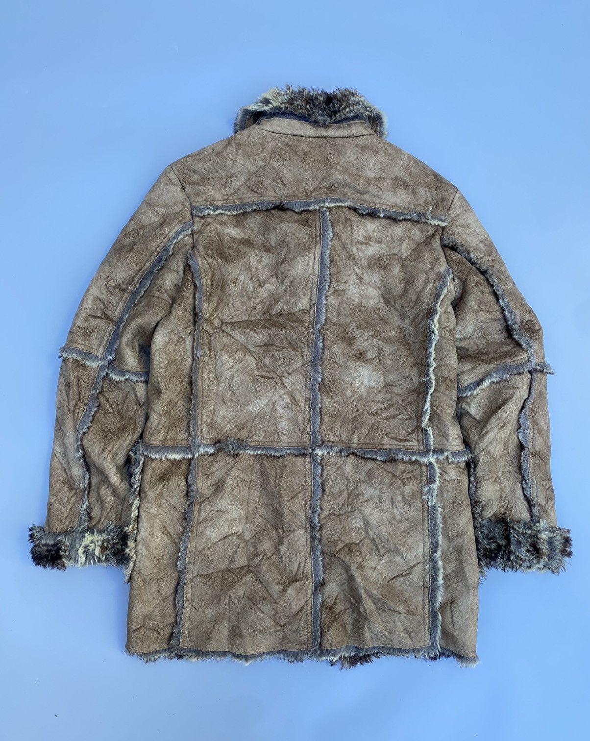 If Six Was Nine Archive 291295 Homme Faux Fur Patchwork Parka Size US M / EU 48-50 / 2 - 18 Thumbnail