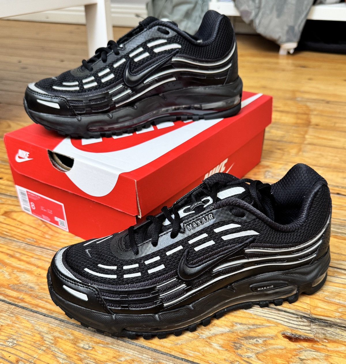 Nike Nike Air Max TL 2.5 full black Size US 7 / EU 40 - 1 Thumbnail