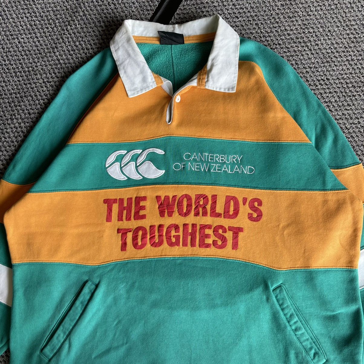 Canterbury of New Zealand Canterbury Of New Zealand Big Logo Rugby Block Sweatshirt Size US XL / EU 56 / 4 - 3 Thumbnail