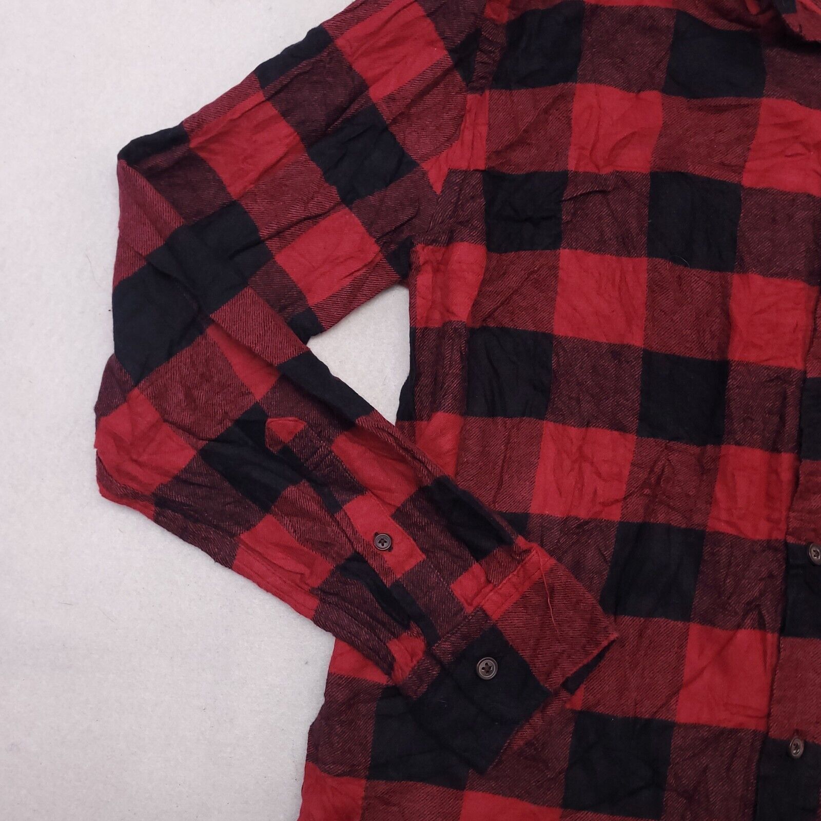 Croft & Barrow Croft & Barrow Buffalo Check Flannel Shirt Mens Size M Red Size US M / EU 48-50 / 2 - 4 Thumbnail