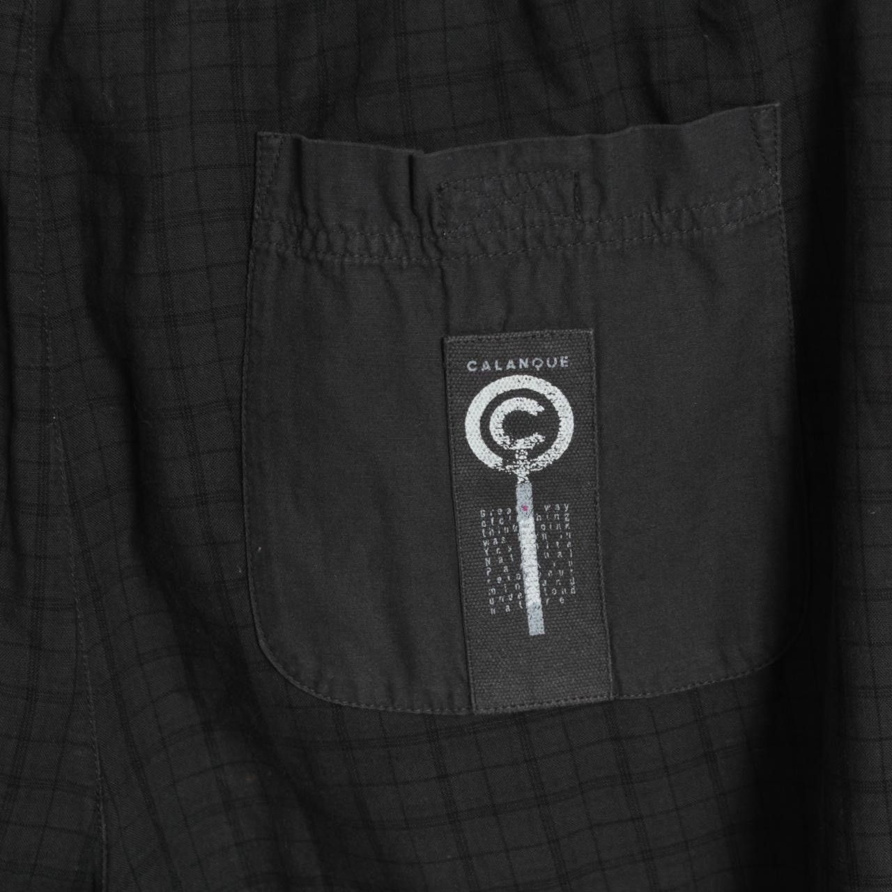 Vintage BLACK PLAID LIGHTWEIGHT DOOUBLE KNEE PANTS BY THINK PINK Size US 34 / EU 50 - 7 Thumbnail