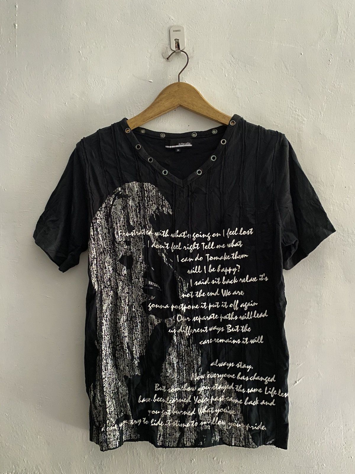 In The Attic × Japanese Brand 2000s in the attic poem gothic tshirt Size US M / EU 48-50 / 2 - 1 Thumbnail