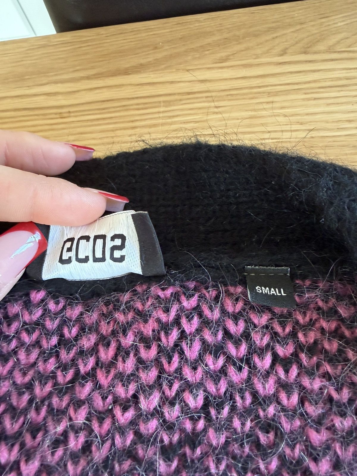 GCDS GCDS Monogram-Pattern Cardigan Pink Size S / US 4 / IT 40 - 4 Thumbnail
