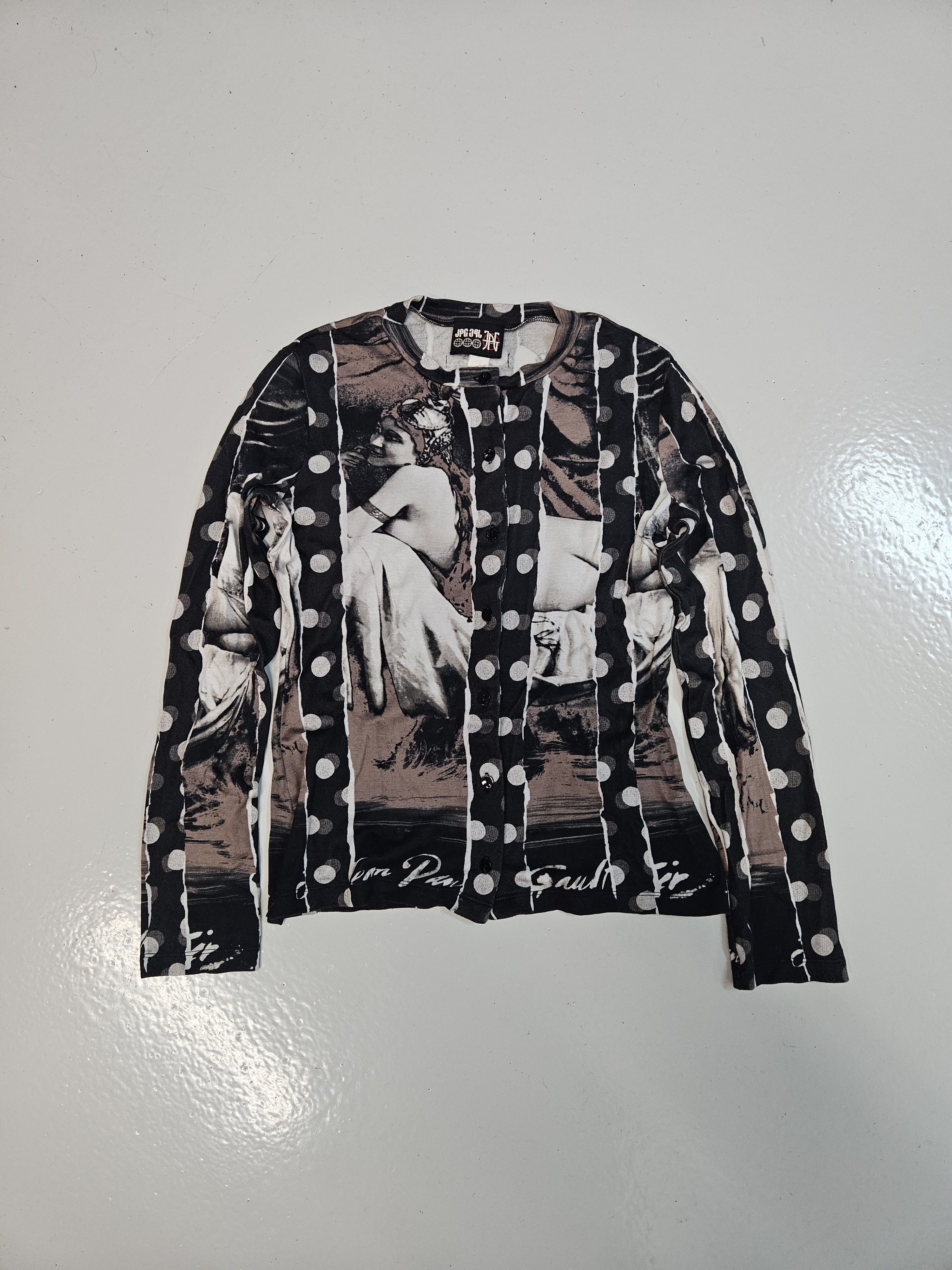 Jean Paul Gaultier Jean Paul Gaultier reneissance woman & polka dot cardigan Size M / US 6-8 / IT 42-44 - 1 Thumbnail