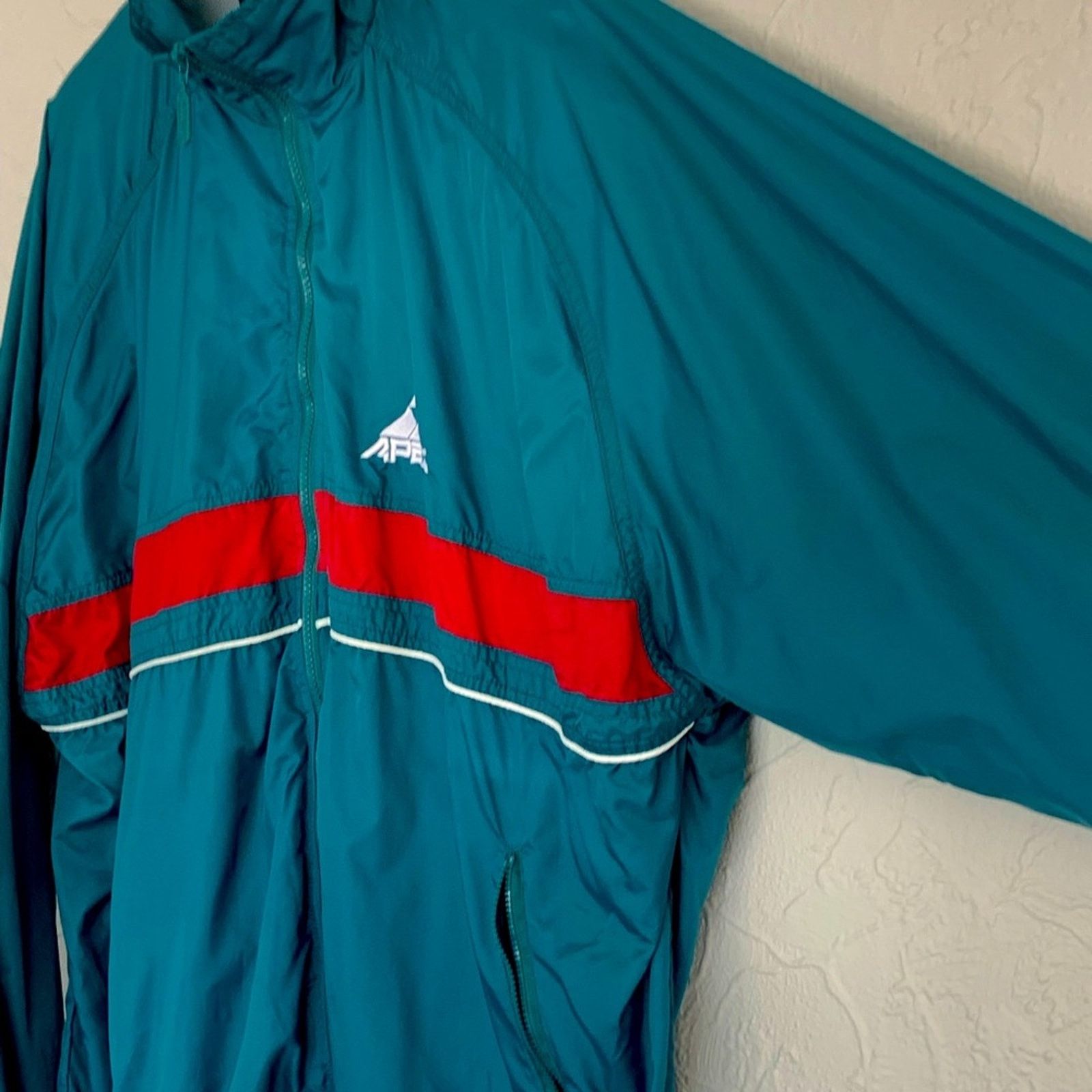 Apex VINTAGE APEX 90’S MENS WINDBREAKER JACKET SIZE XL CLEAN Size US XL / EU 56 / 4 - 3 Thumbnail