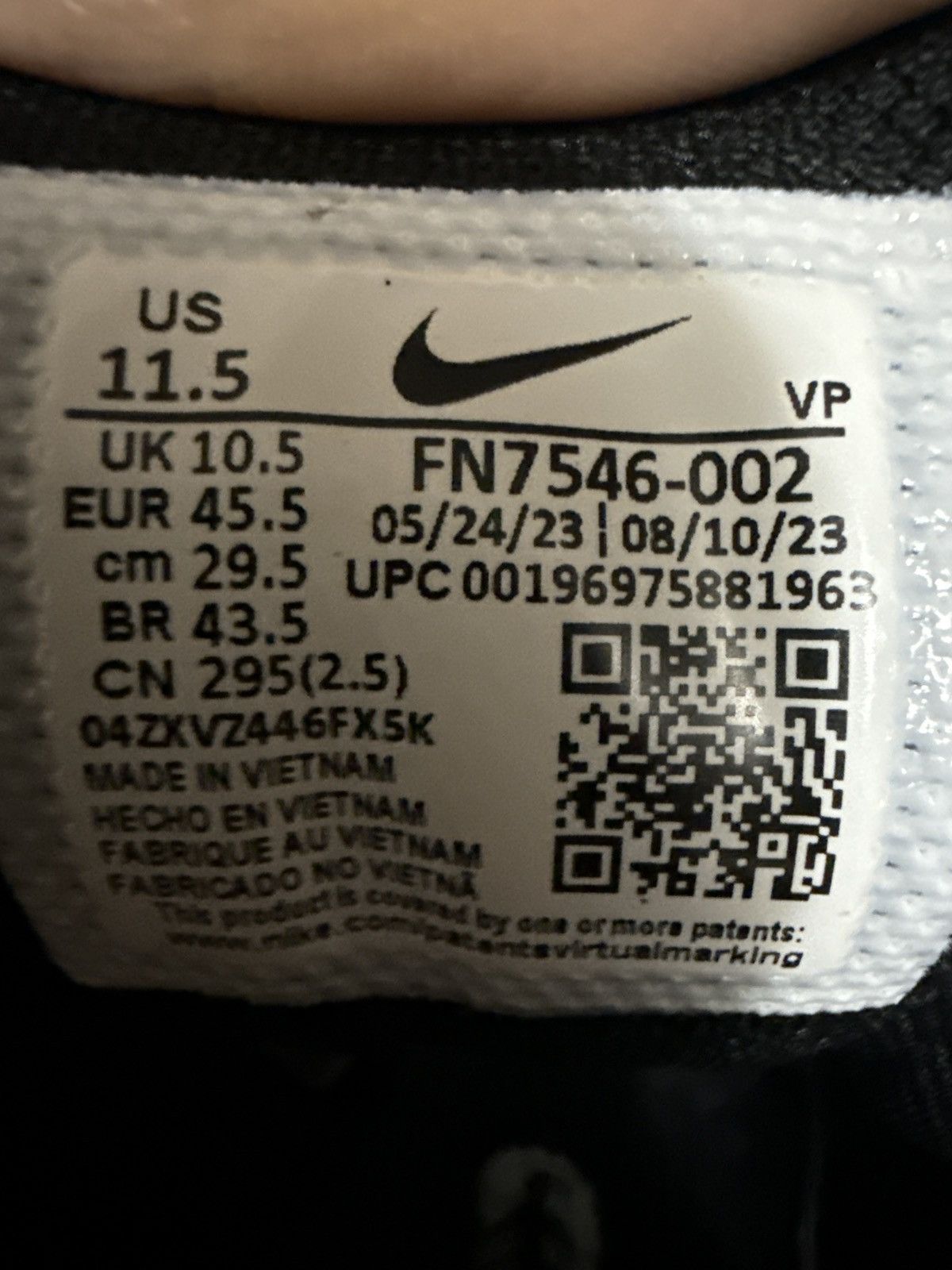 Nike × Undefeated NIKE X UNDEFEATED AIR TERRA HUMARA Size US 11.5 / EU 44-45 - 6 Thumbnail