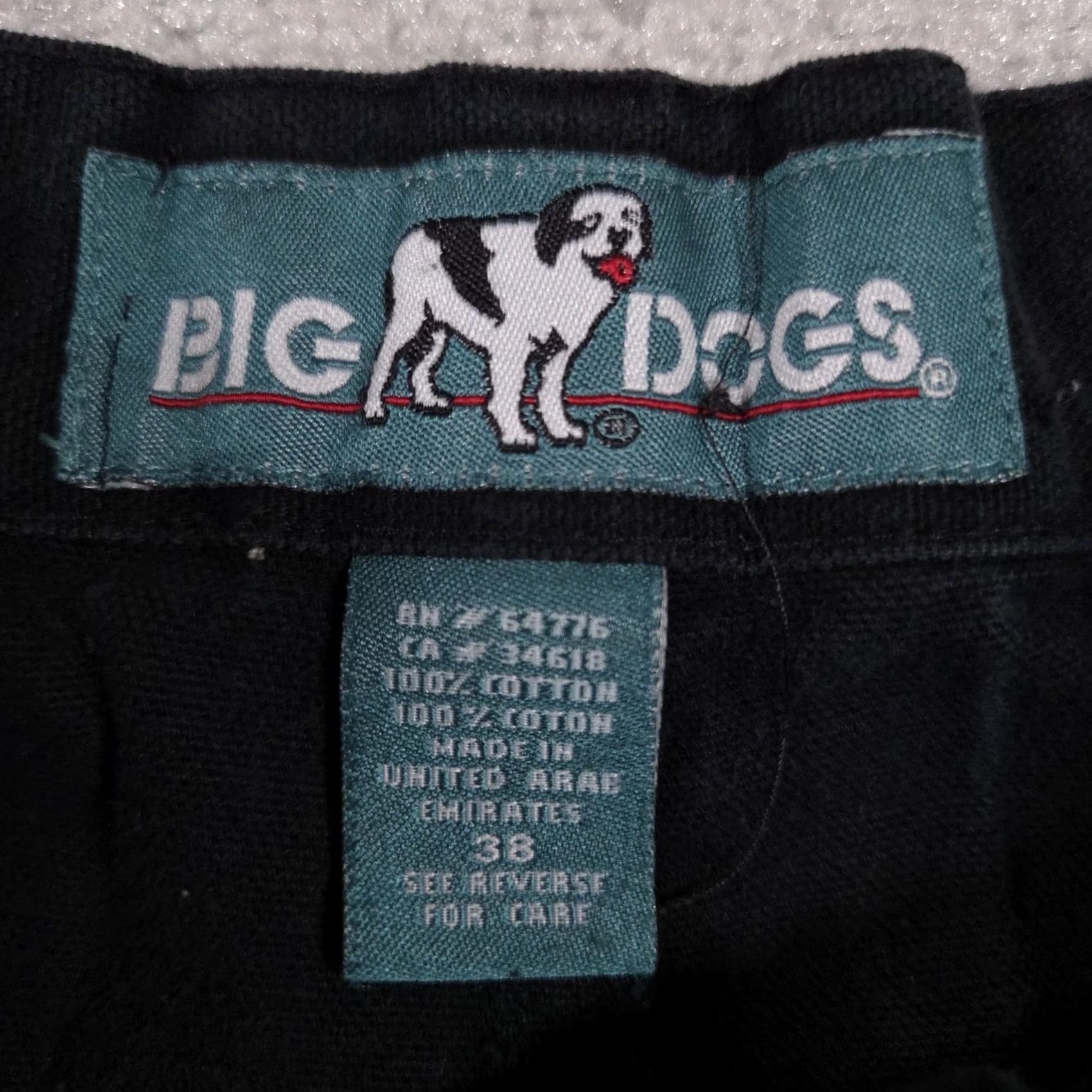Big Dogs Big Dogs Mens Shorts 38 Black Casual Cotton Pleated Relaxed Fit Pockets Outdoor Size US 38 / EU 54 - 5 Thumbnail
