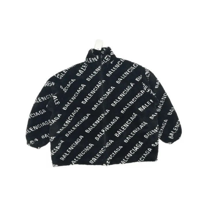 Balenciaga Balenciaga Black Faux Fur Zip-Up Jacket 0079-2507 Size XS / US 0-2 / IT 36-38 - 1 Thumbnail