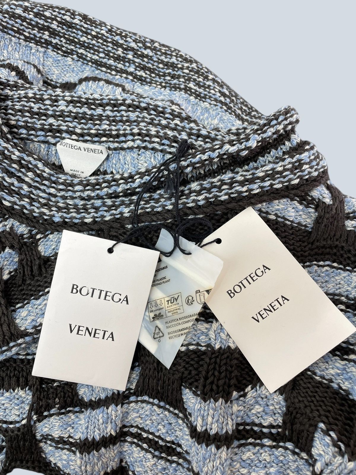 Bottega Veneta Bottega Veneta multi jacquard cotton sweater, M. Size US M / EU 48-50 / 2 - 6 Thumbnail