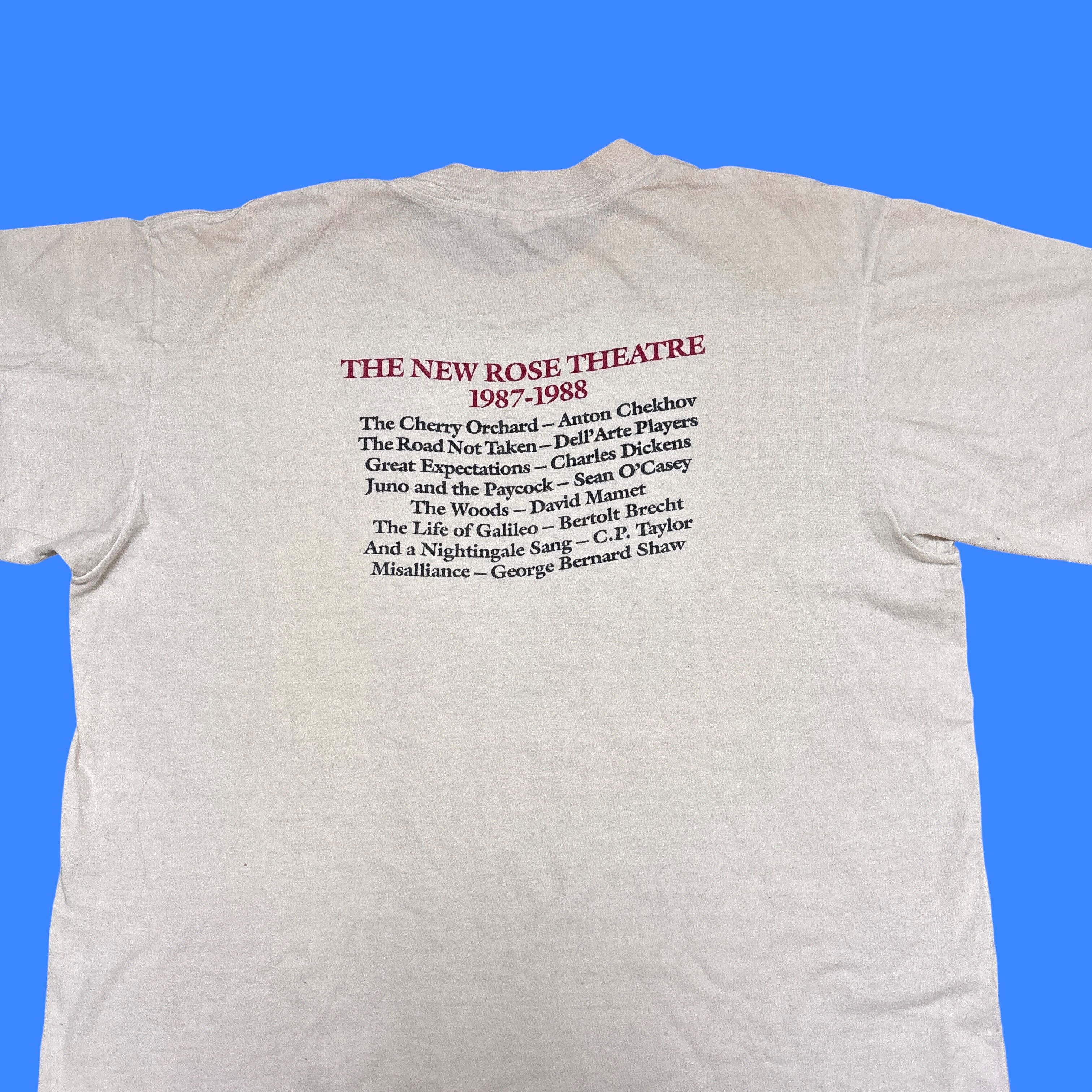 Vintage Vintage 80s T Shirt Single Stitch Bertolt Brecht Art Theatre Size US L / EU 52-54 / 3 - 17 Thumbnail