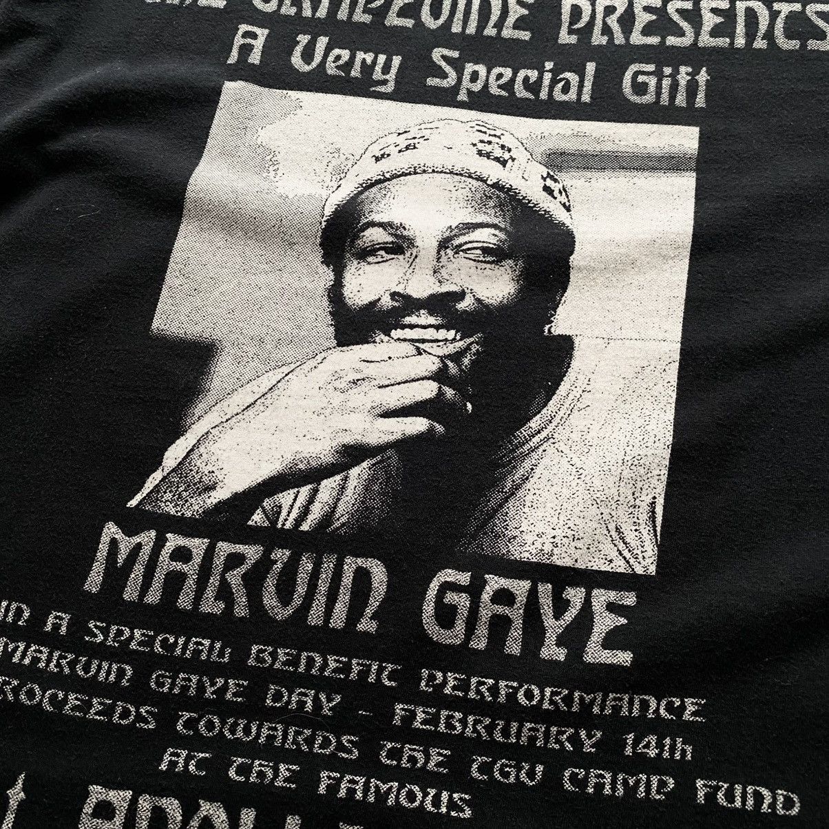 Vintage Vintage Marvin Gaye Poster Big Logo T-Shirt Tee Size US S / EU 44-46 / 1 - 3 Thumbnail