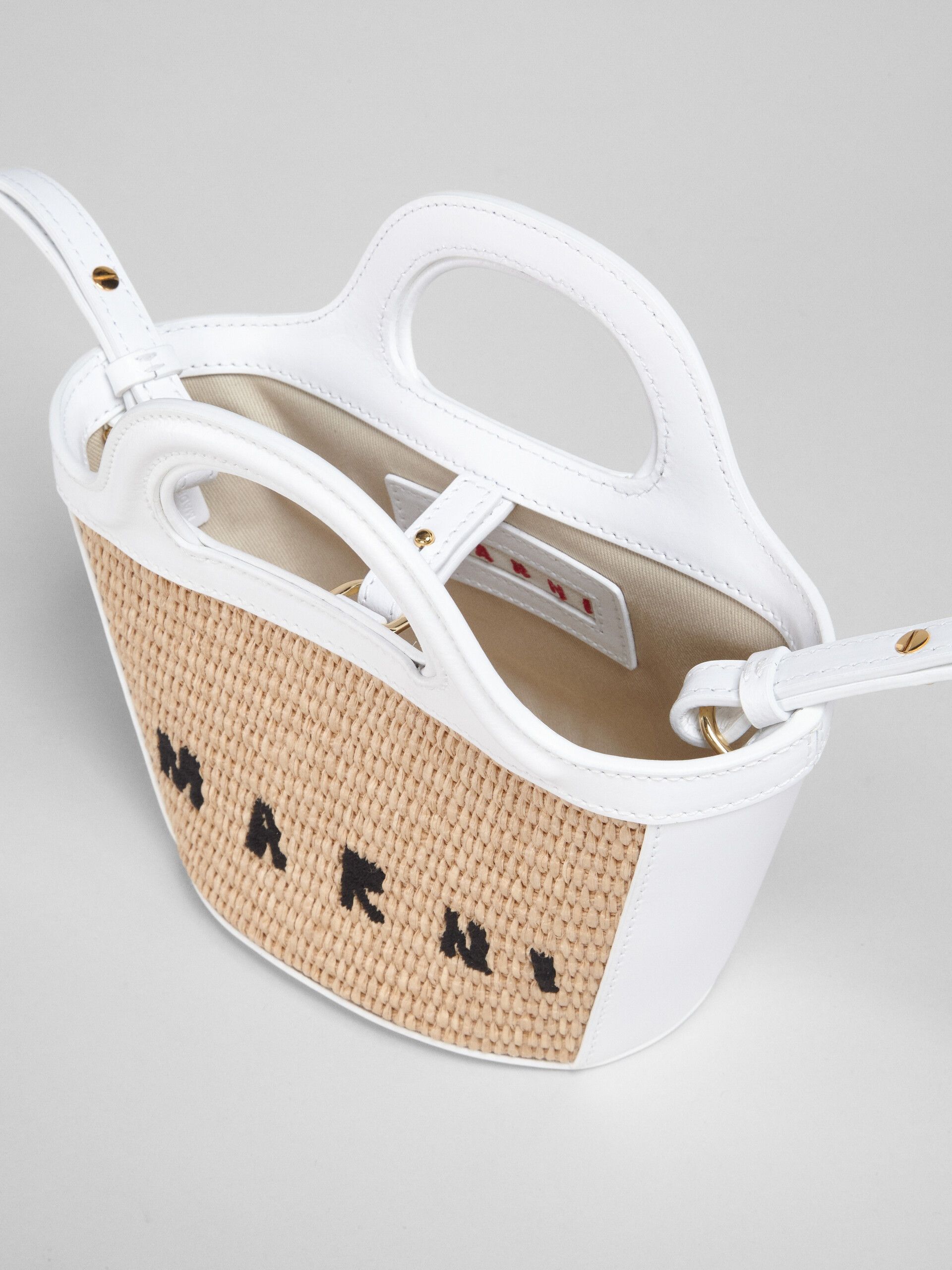 Marni o1f1d3z0825 Size: OS / Tropicalia Micro Bag in Beige/White Size ONE SIZE - 4 Thumbnail