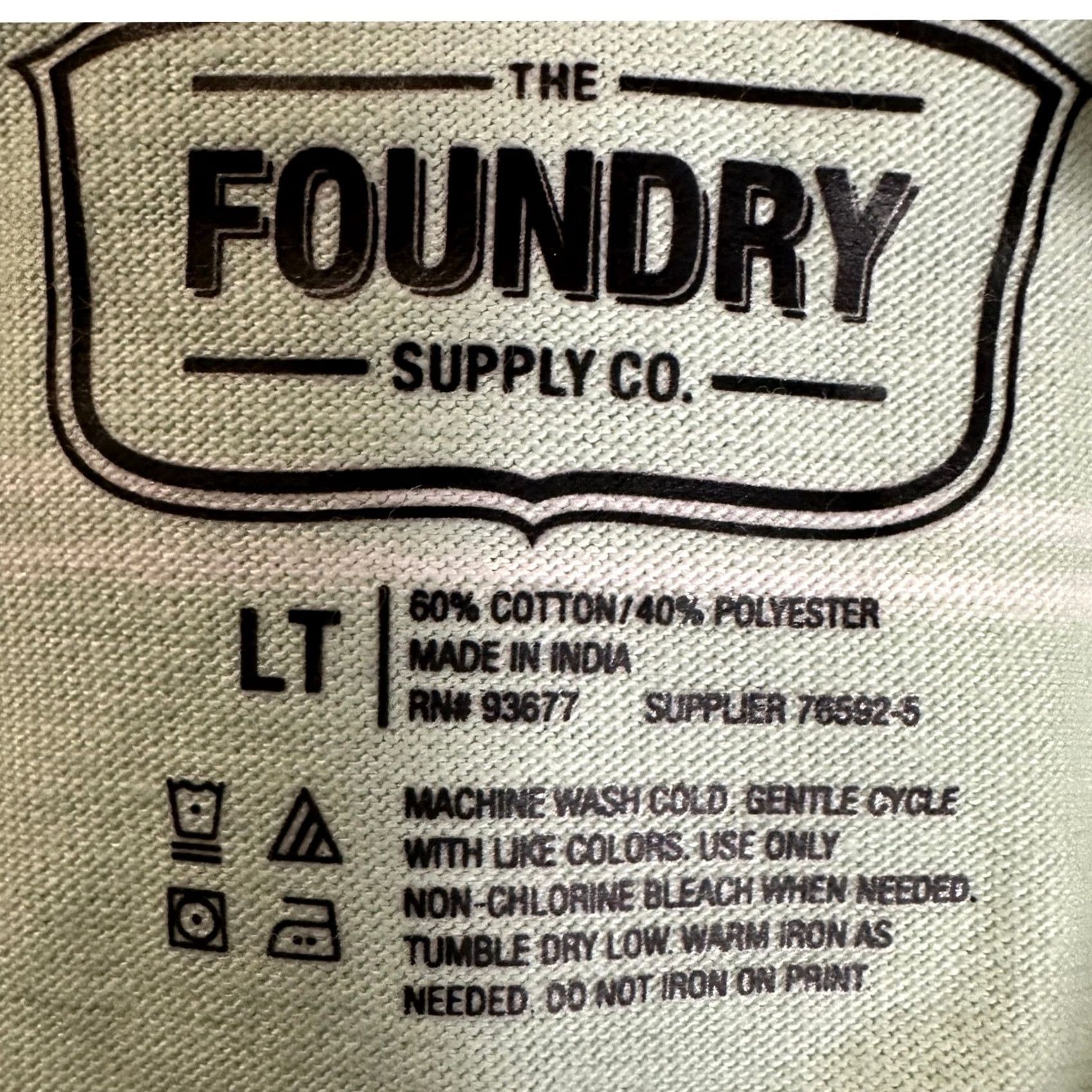 Vintage The Foundry Supply Co. Polo Shirt Men Large Tall Green Striped Quick-Dri NEW Size US L / EU 52-54 / 3 - 3 Thumbnail
