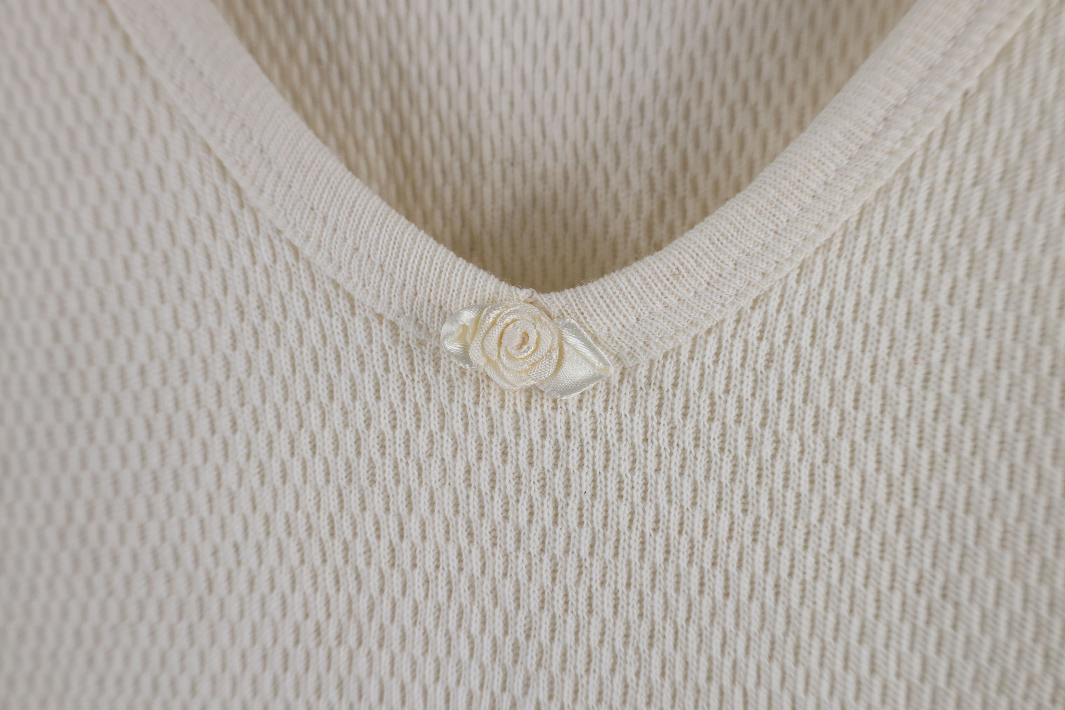 Vintage Vintage 90s Streetwear Thermal Waffle Knit T-Shirt USA Size XL / US 12-14 / IT 48-50 - 4 Thumbnail