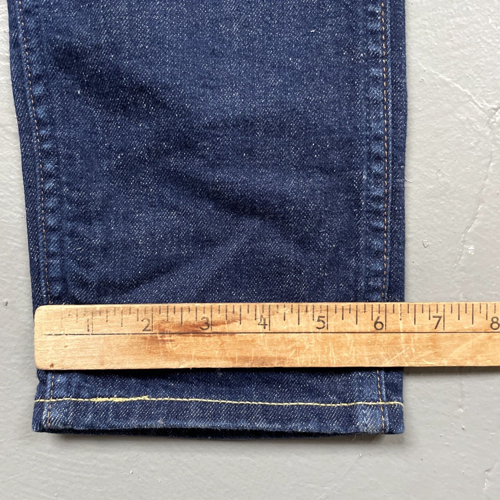 Levi's Levis 506 LVC Vintage Denim Dark Blue Jeans Big E Orange Tab 31x32 Jeans Mens Clothing Straight 31 Blue LVC 80s 90s Size US 31 - 2 Thumbnail