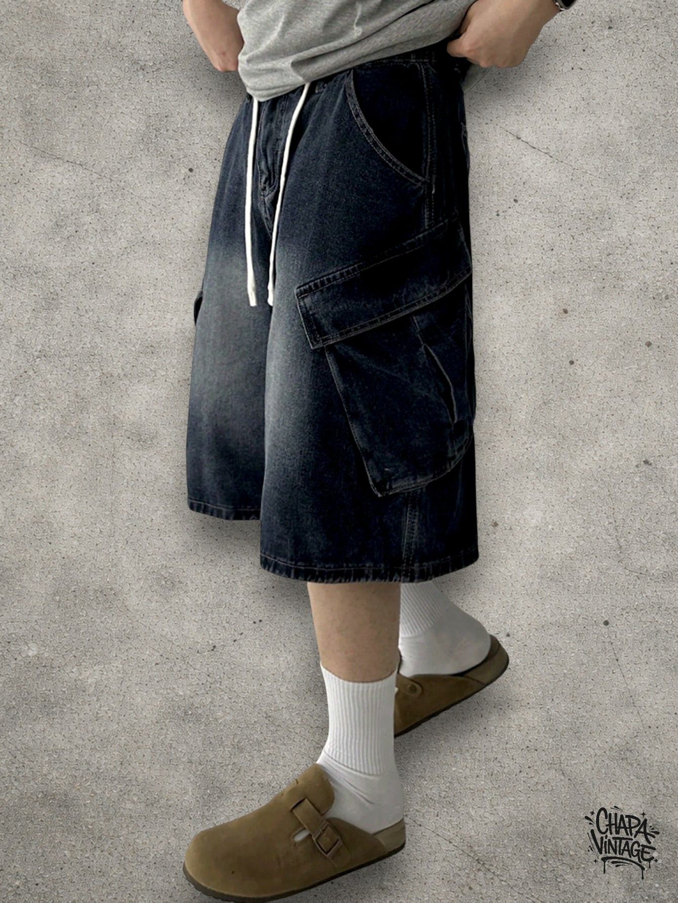 Japanese Brand Washed opium cargo shorts Size US 34 / EU 50 - 1 Thumbnail