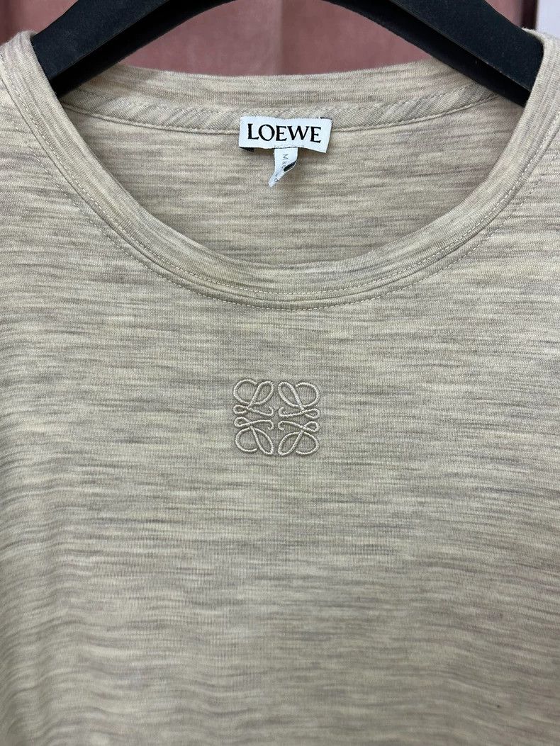 Loewe LOEWE Simple logo elastic tights long sleeve top Size L / US 10 / IT 46 - 2 Thumbnail
