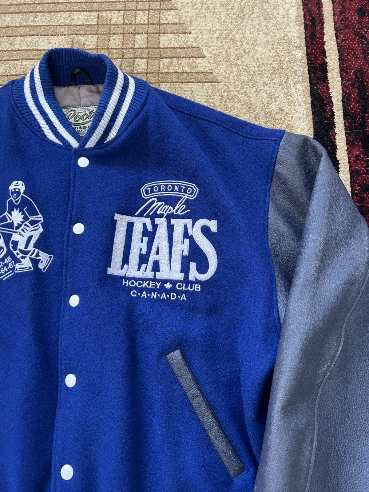 Roots Vintage Roots Toronto Maple Leafs Wool Varsity Jacket Size US M / EU 48-50 / 2 - 5 Thumbnail