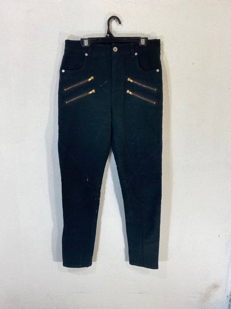 Stussy stussy women bondage style black denim nice design Size 30" / US 8 / IT 44 - 6 Thumbnail