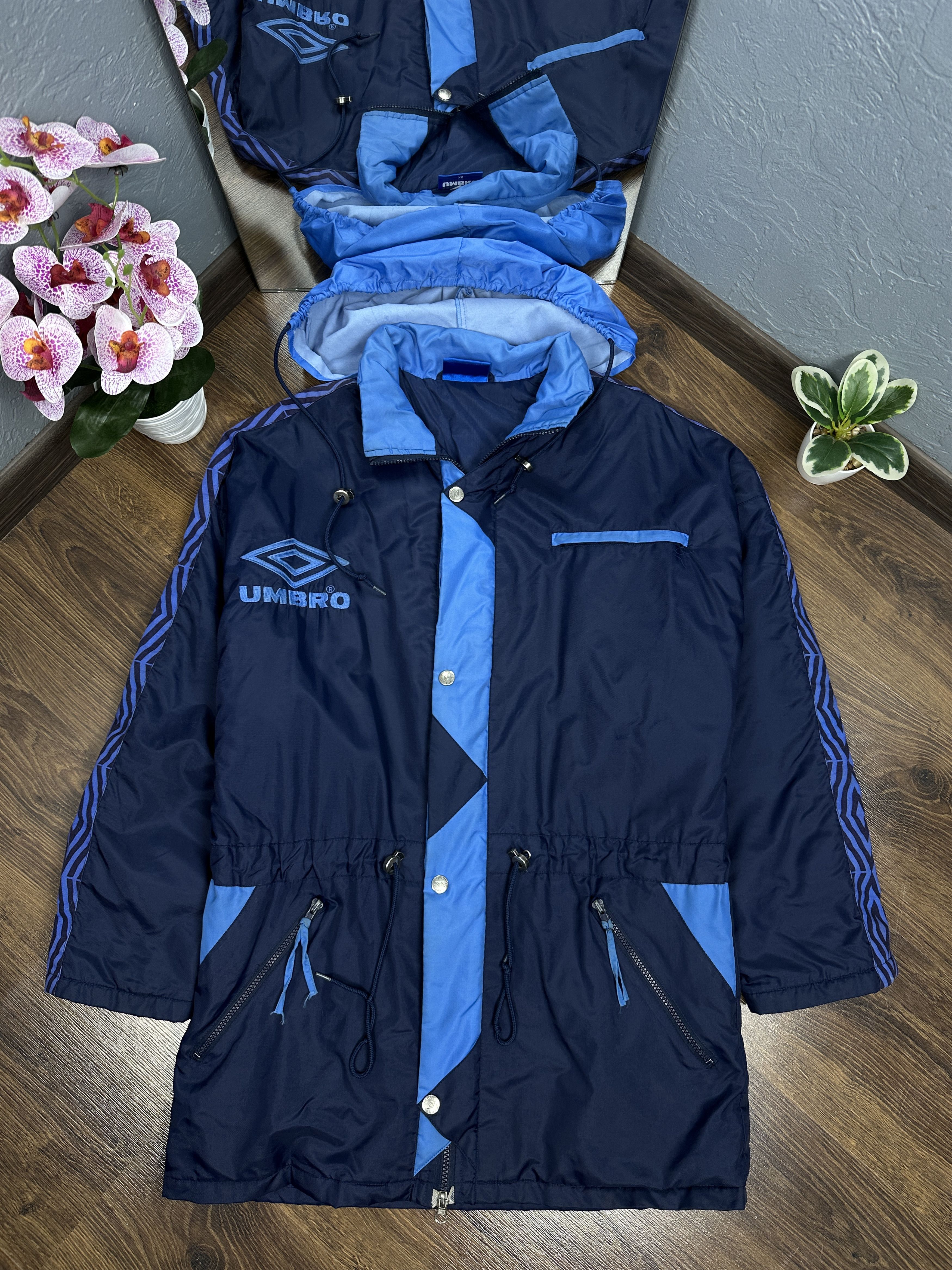 Umbro Vintage Y2K Umbro Zip Up Training Jacket Red/Navy Sz S | Grailed