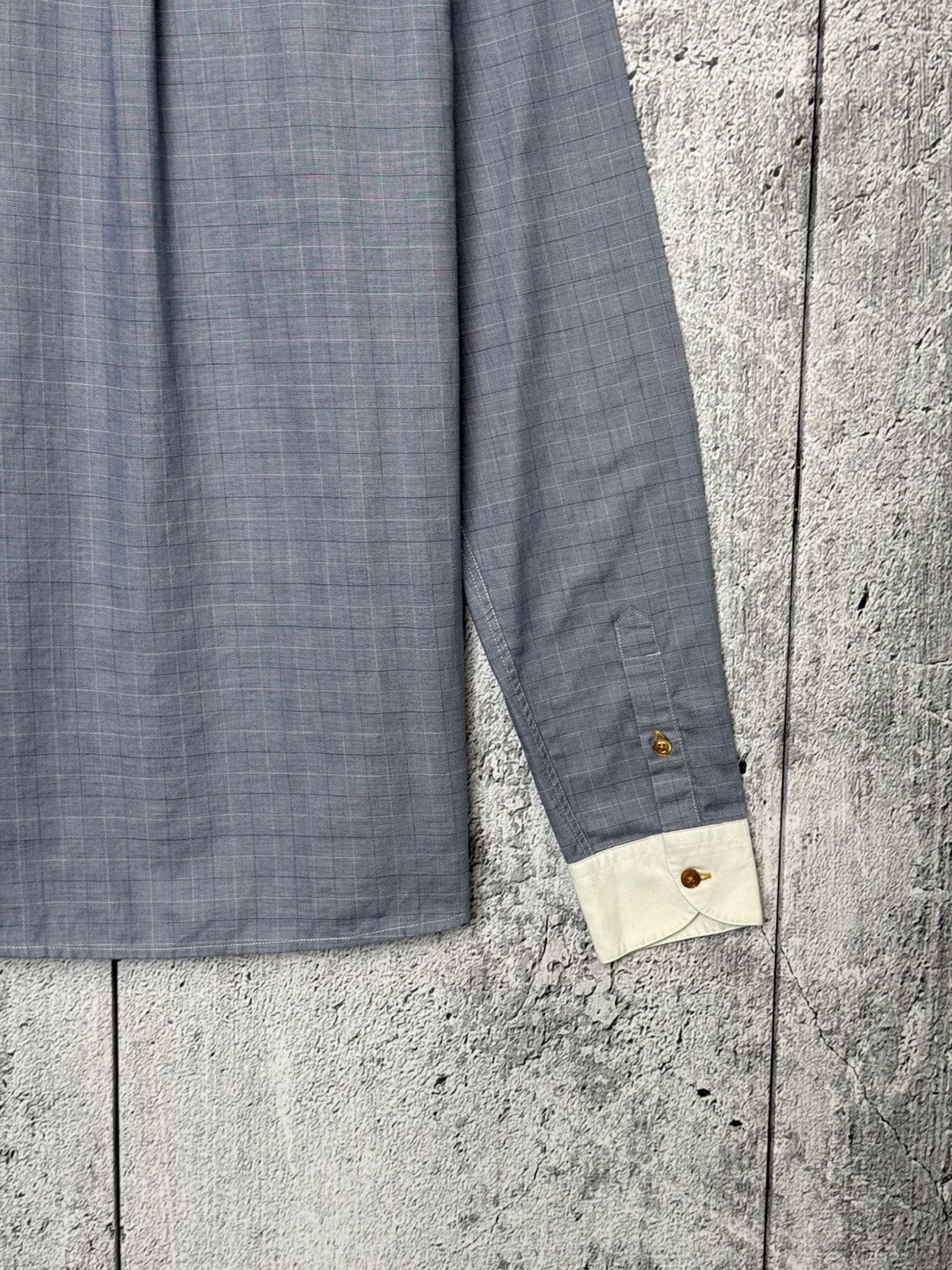Lui's Luis Trenker Check Long Sleeve Button Shirt Contrast Collar Size US L / EU 52-54 / 3 - 11 Thumbnail