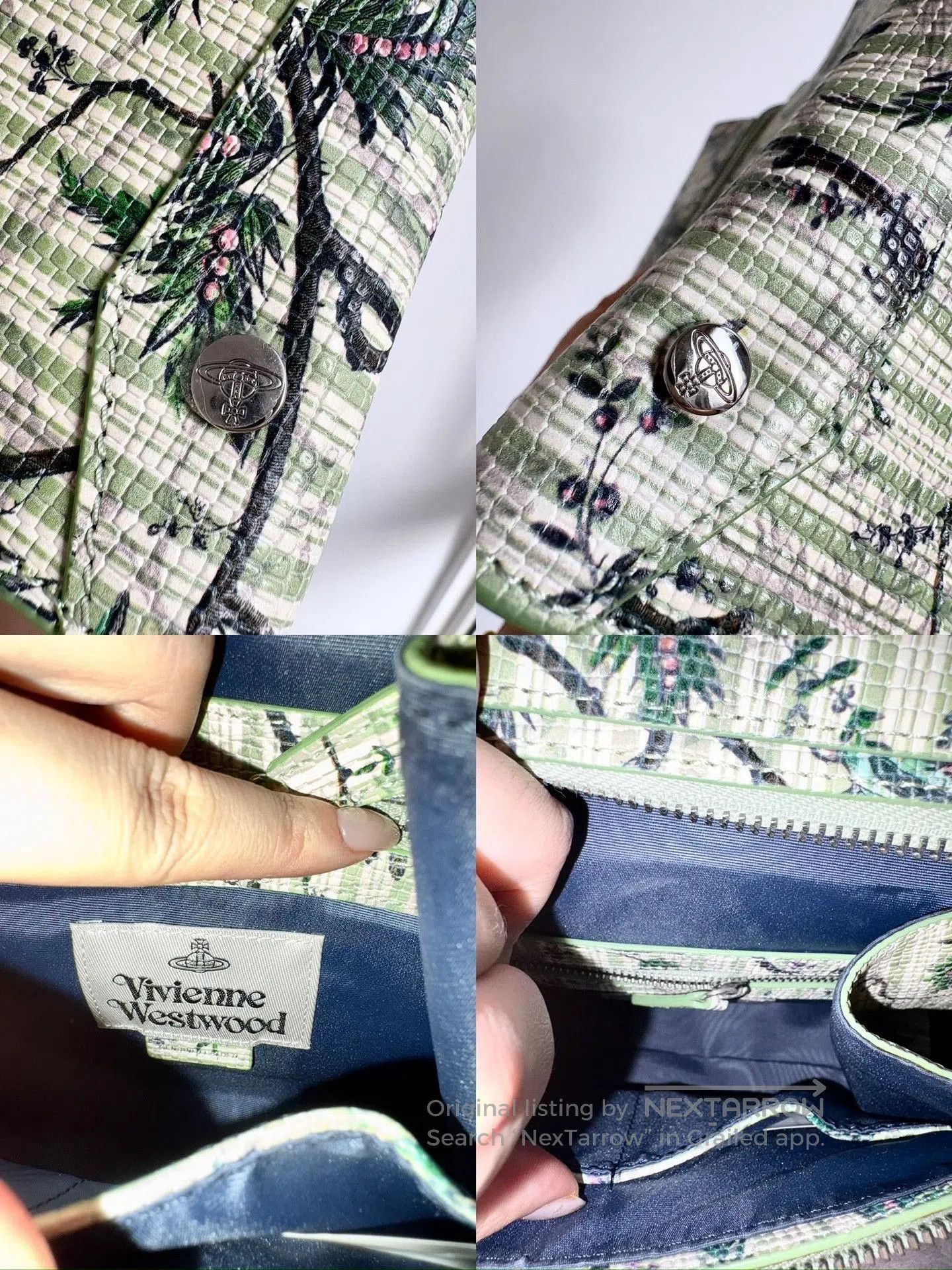 Vivienne Westwood Vivienne Westwood Vintage Green Saturn Handbag. Size ONE SIZE - 8 Thumbnail