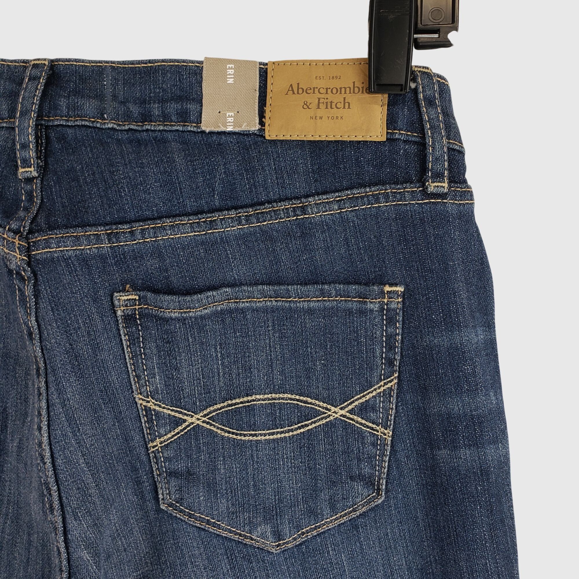 Abercrombie & Fitch Abercrombie & Fitch Womens Blue Stretch Skinny Jeans Size 6S Size 28" / US 6 / IT 42 - 4 Thumbnail