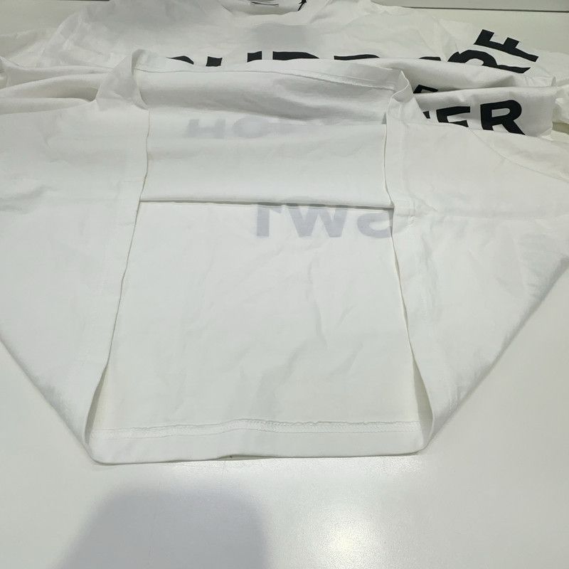 Burberry Burberry Horseferry Oversized White T-Shirt 0079 Size US XXL / EU 58 / 5 - 1 Thumbnail