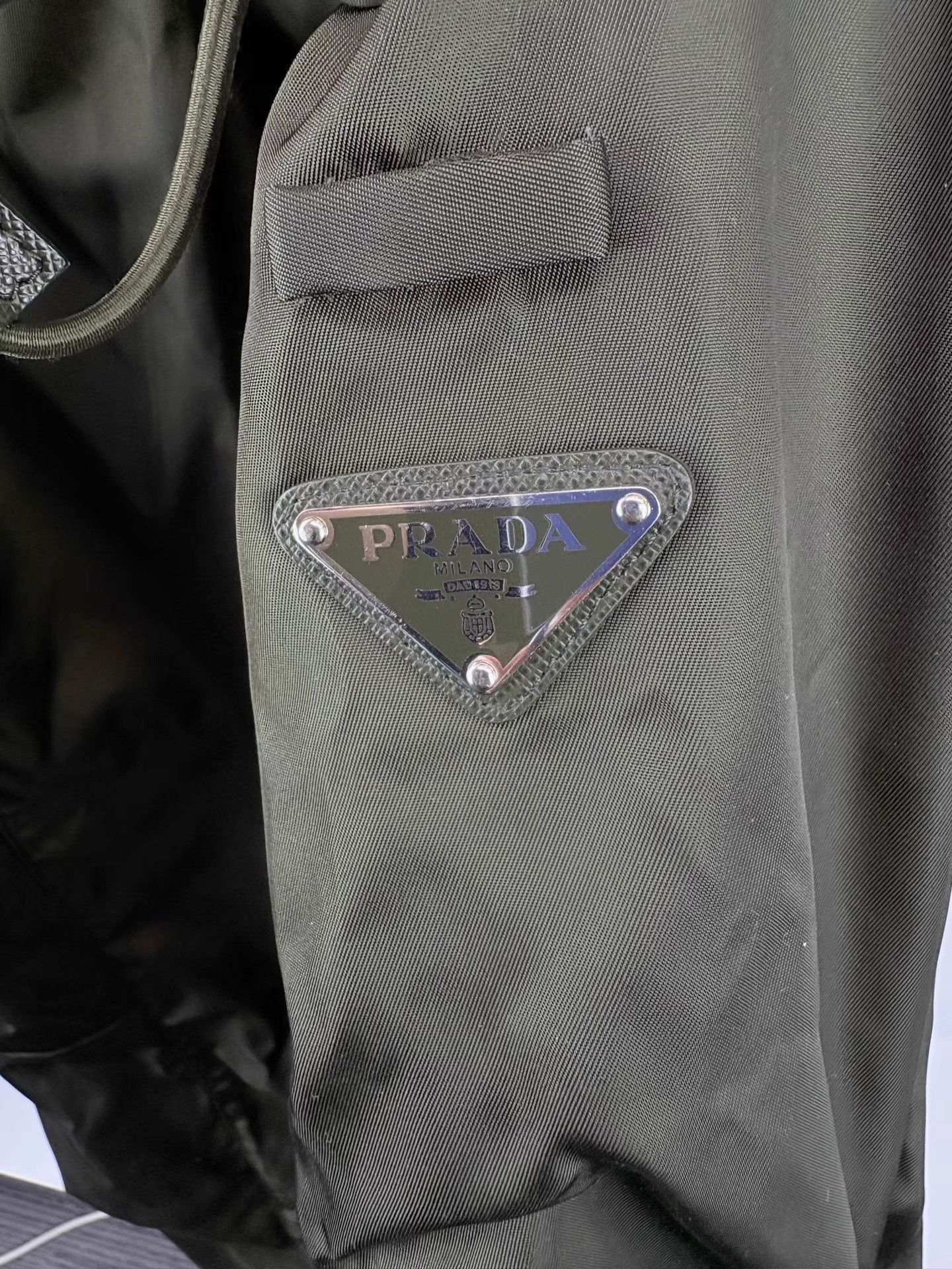 Prada PRADA Nylon Triangle Logo Cargo Pants Size 38" / US 16 / IT 52 - 3 Thumbnail