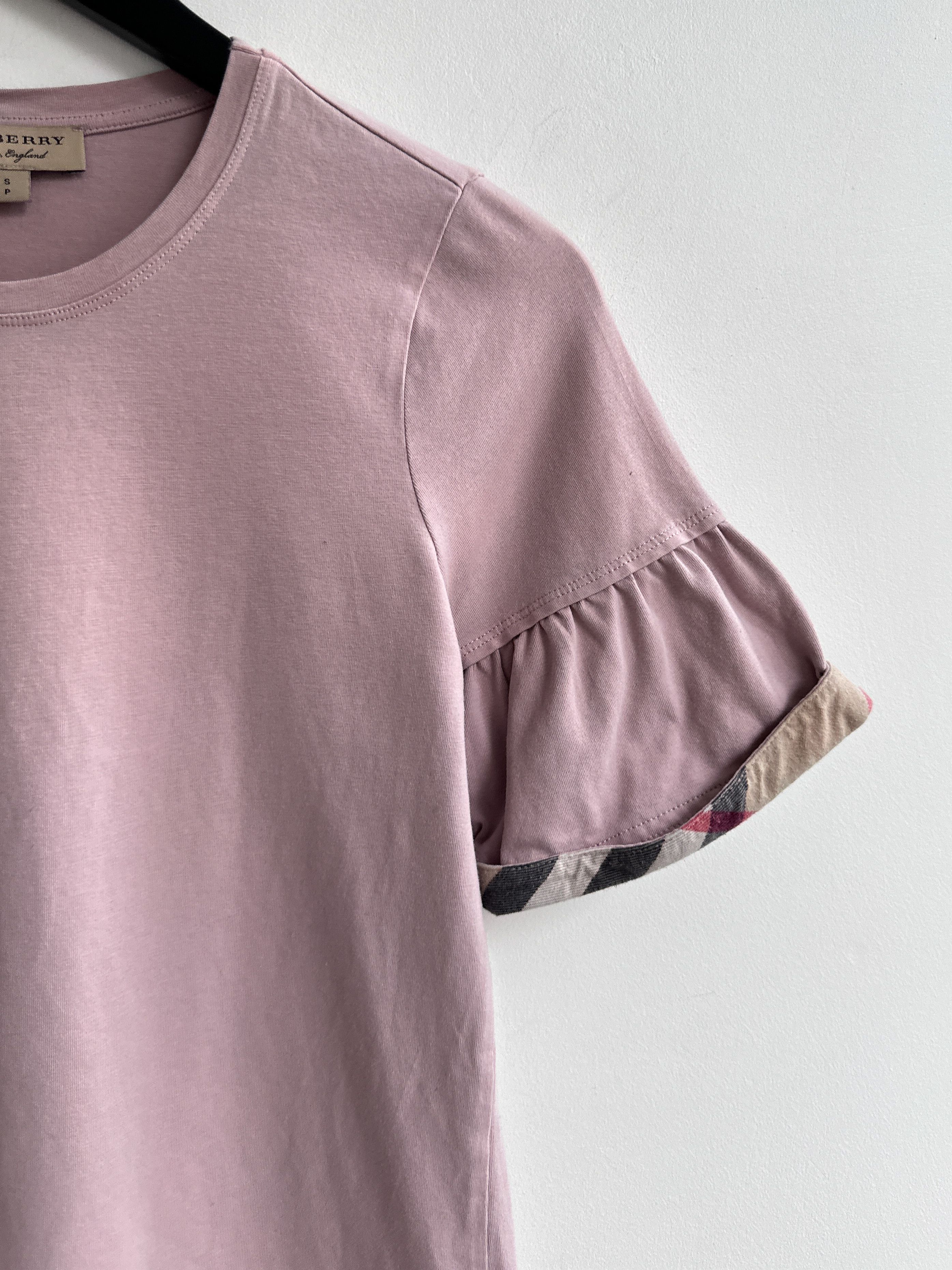 Burberry Burberry Pink Tee Shirt Size S / US 4 / IT 40 - 4 Thumbnail