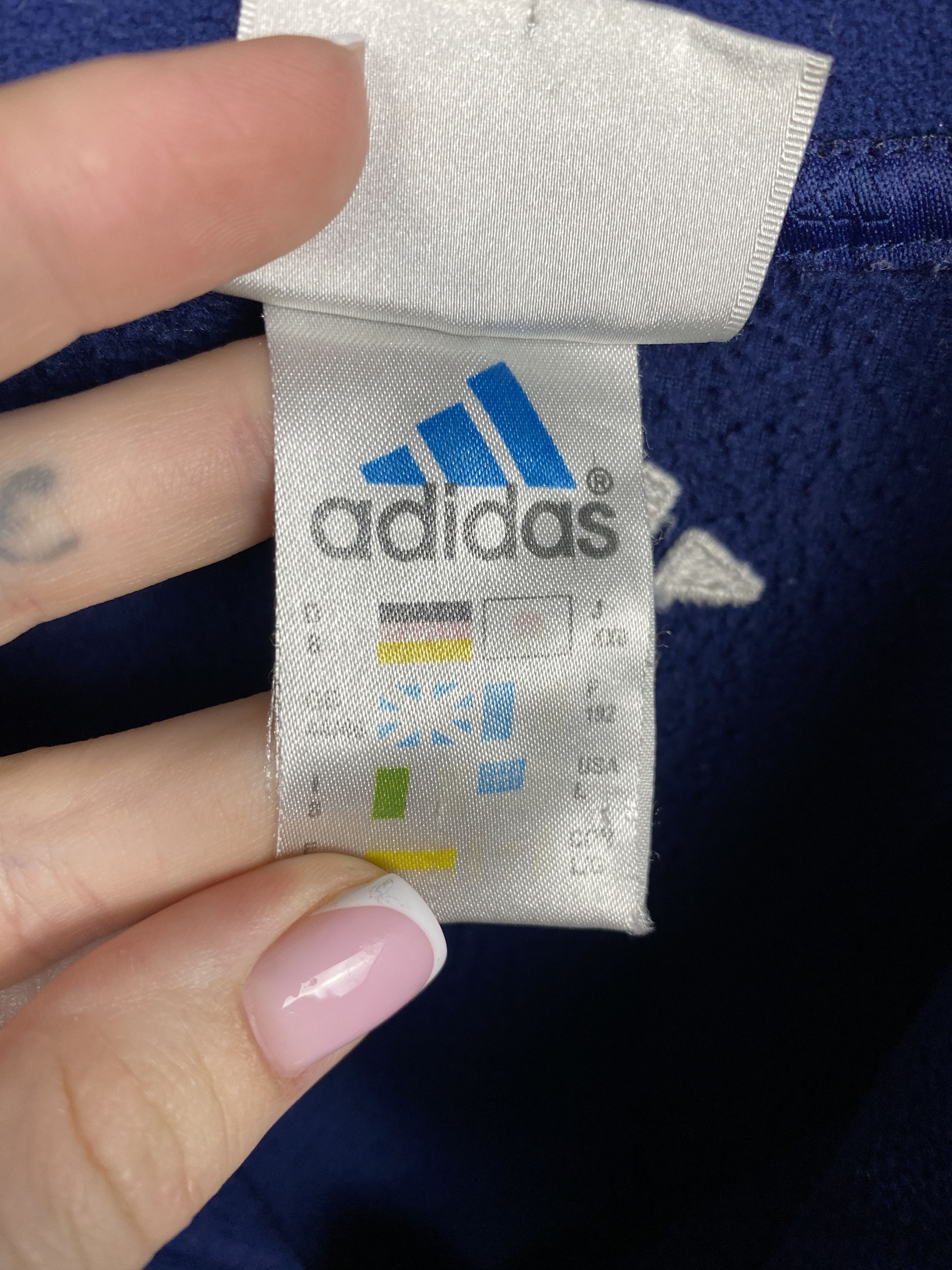 Adidas × Vintage Adidas Vintage 1\4 Quarter Zip Fleece Jacket Size US L / EU 52-54 / 3 - 7 Thumbnail