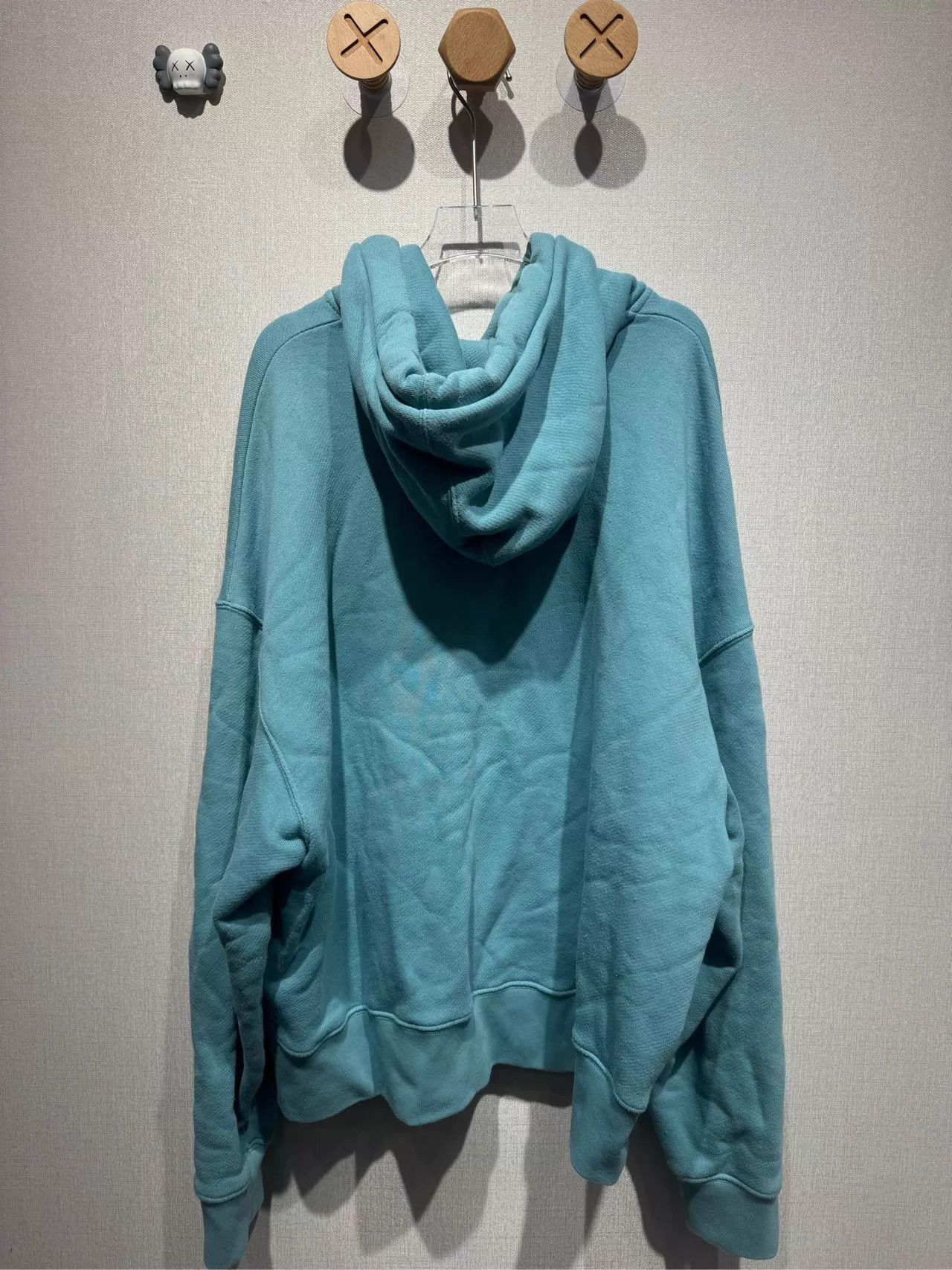 Palm Angels Palm Angels Lake Blue Bear Hoodie L 99 New Worn Size L / US 10 / IT 46 - 2 Thumbnail