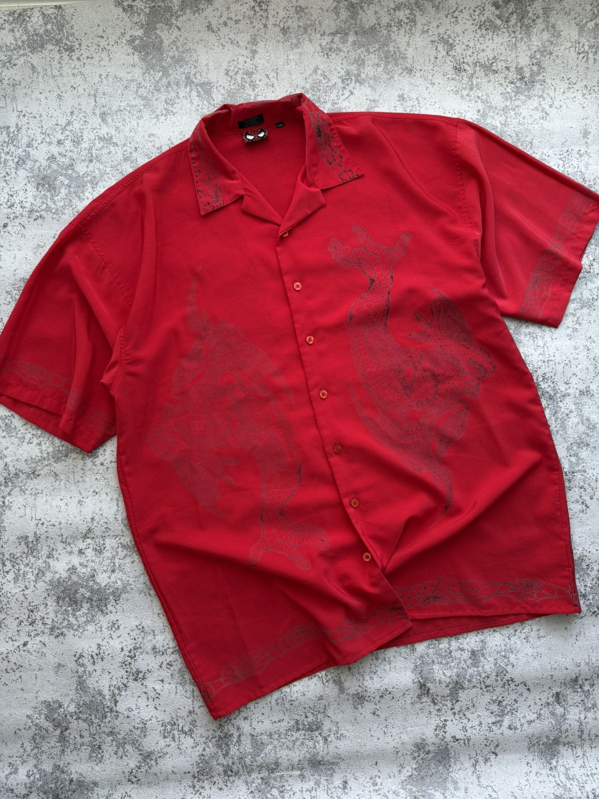Marvel Comics × Vintage Vintage 2001 Spider Man Marvel Shirt Size US XXL / EU 58 / 5 - 1 Thumbnail