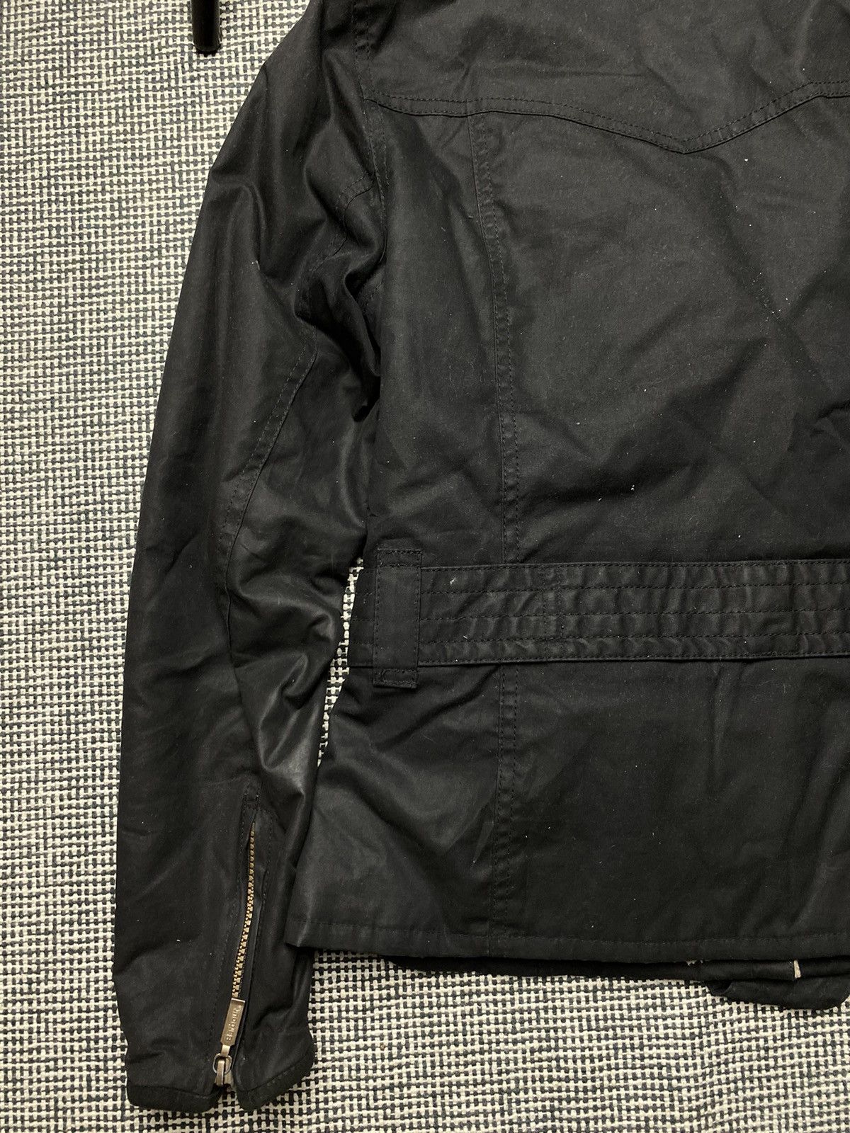 Barbour × Vintage Women's Barbour Wax Matlock Motorcycle Black Jacket Size S / US 4 / IT 40 - 22 Thumbnail