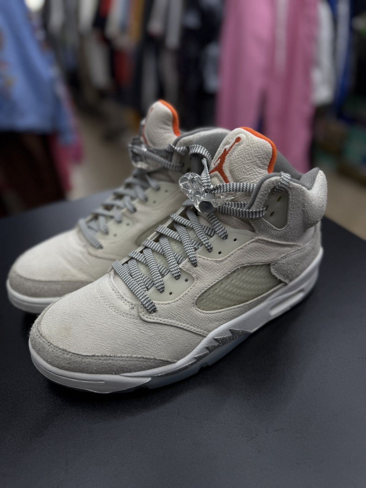 Jordan Brand × Nike Jordan 5 Craft Light Orewood Brown Size 9.5 🧼 Size US 9.5 / EU 42-43 - 10 Thumbnail