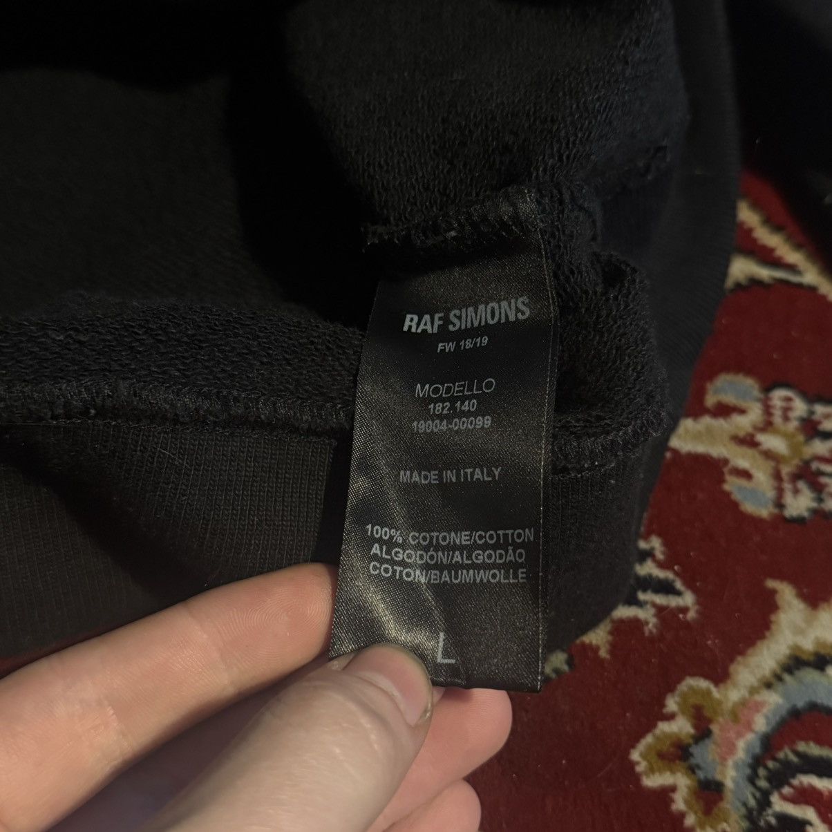Raf Simons AW18 Raf Simons Christiane F Hoodie Size US L / EU 52-54 / 3 - 2 Thumbnail