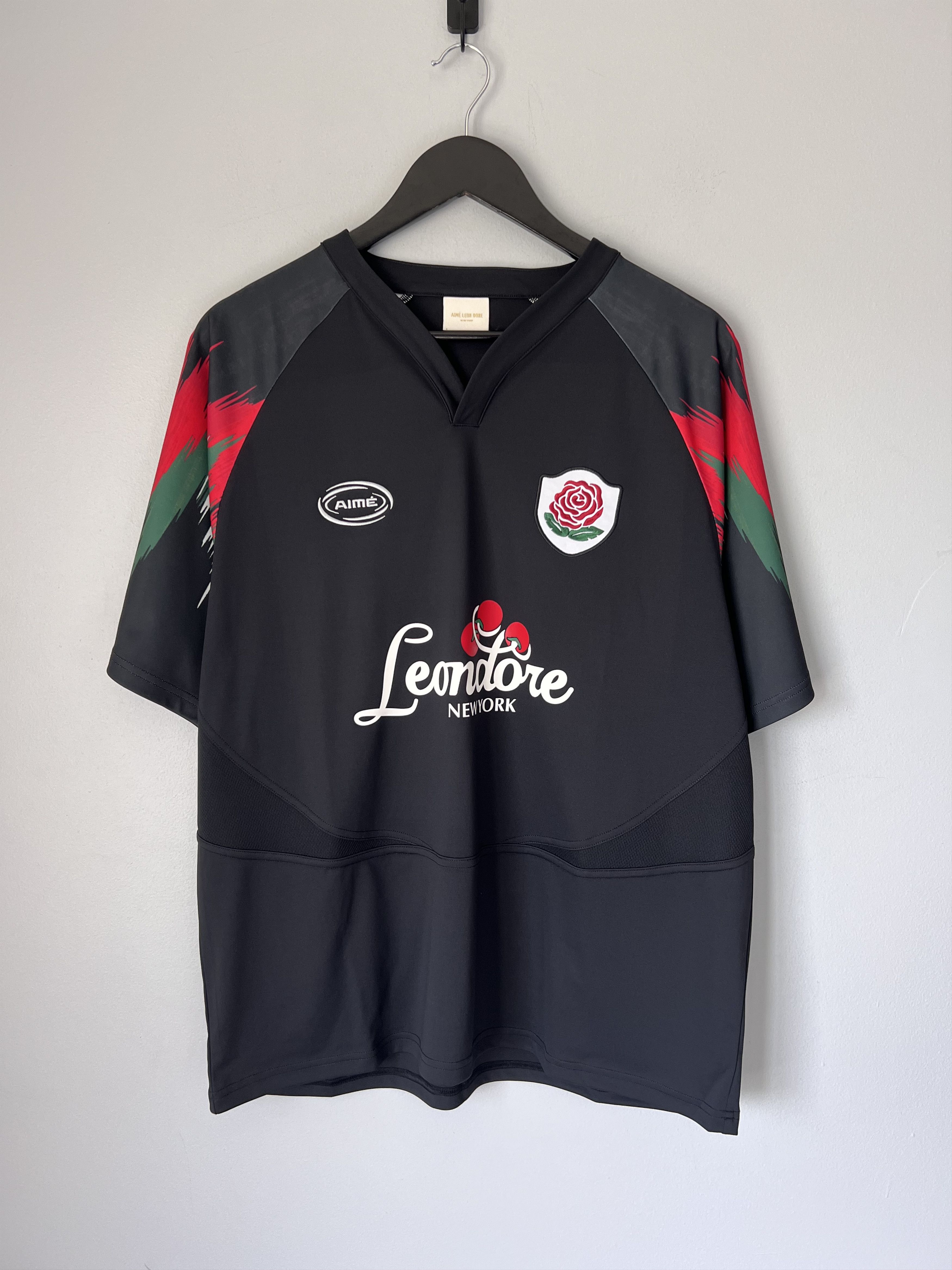 Aime Leon Dore Team Soccer Jersey ブラック Aime Leon Dore Team Football Jersey Black メンズ - FW22 - JP