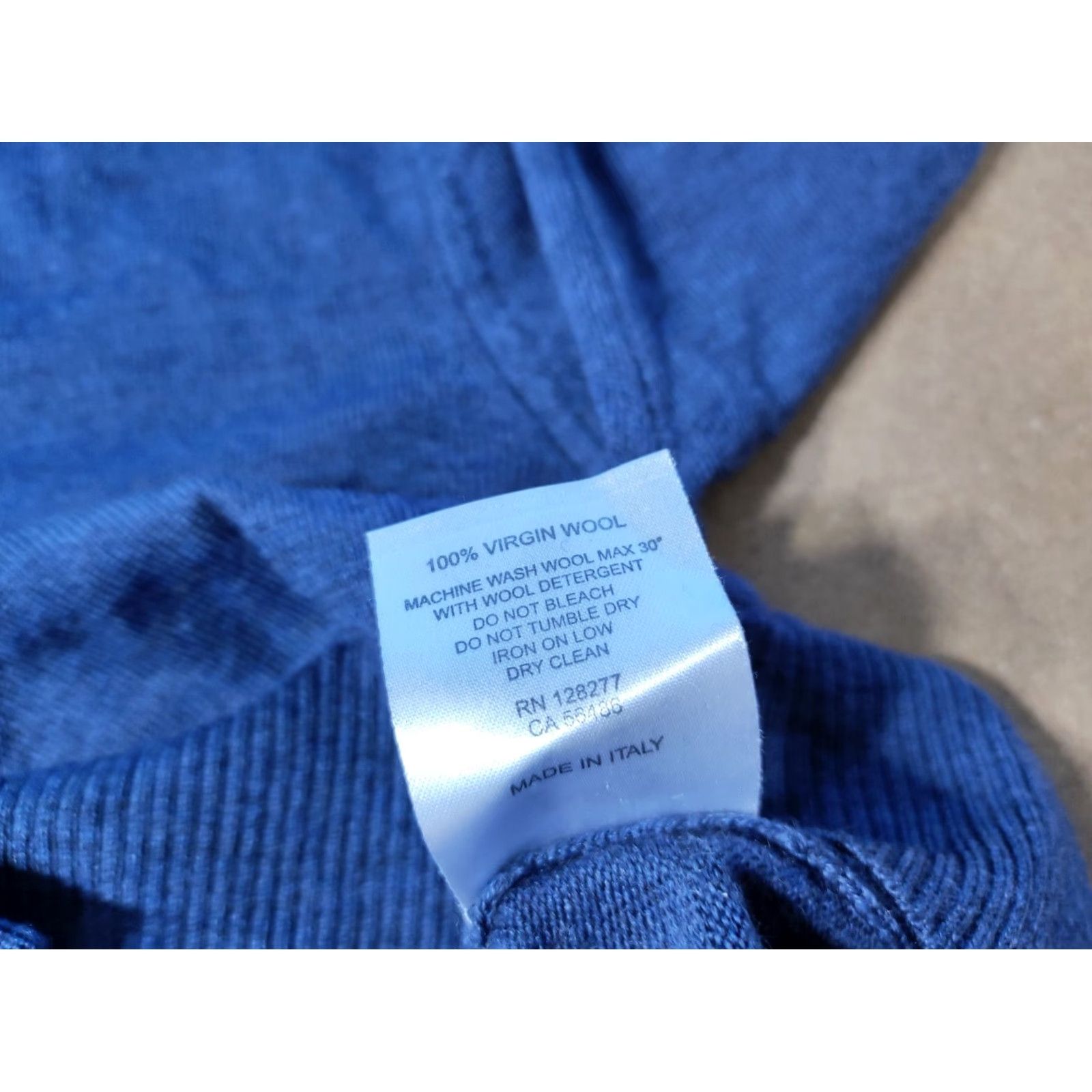 Vintage Moods of Norway Sweater Pullover Knit 100% Virgin Wool Blue Size L Mens Thermal Long Sleeve Autumn Winter Spring Casual Shirt/Top Size US L / EU 52-54 / 3 - 7 Thumbnail