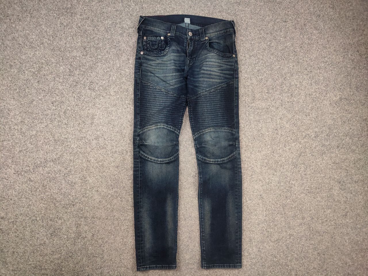 True Religion True Religion moto jeans Faded denim Logo Vintage LGB Y2K Size US 32 / EU 48 - 5 Thumbnail