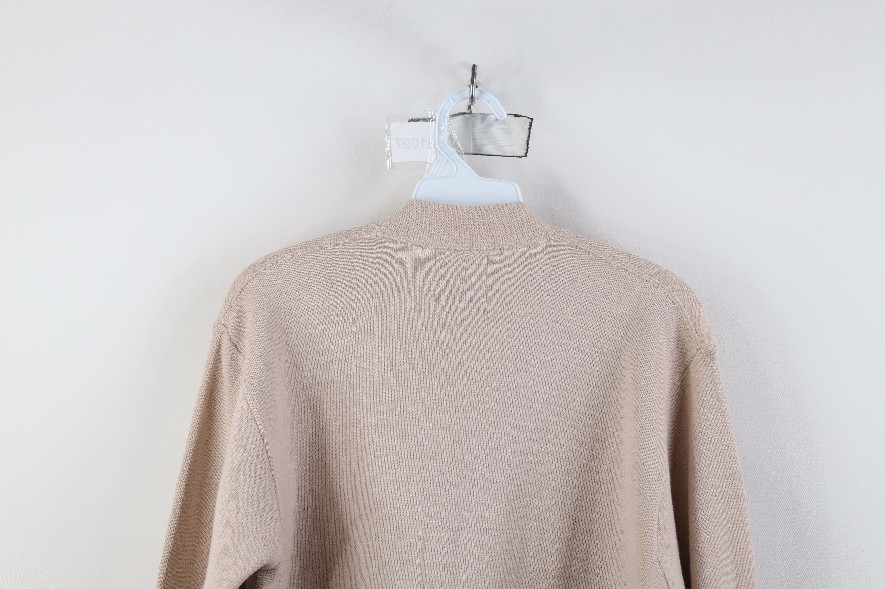 Vintage Vintage 50s Penneys Knit Button Cardigan Sweater Taupe USA Size US XXL / EU 58 / 5 - 11 Thumbnail