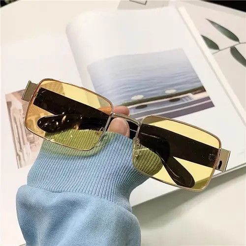 Designer × Vintage Vintage square frame sunglasses Size ONE SIZE - 4 Thumbnail