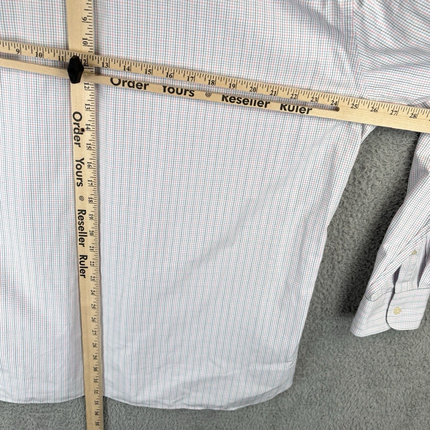 J.Crew J.CREW Haberdashery Shirt Mens 2XL 18-18.5 Cotton 80s 2 Ply Check Button Collared Pocket Twill Dress Shirt Mens Regular Long Sleeve Multicolor 80s Size US XXL / EU 58 / 5 - 5 Thumbnail