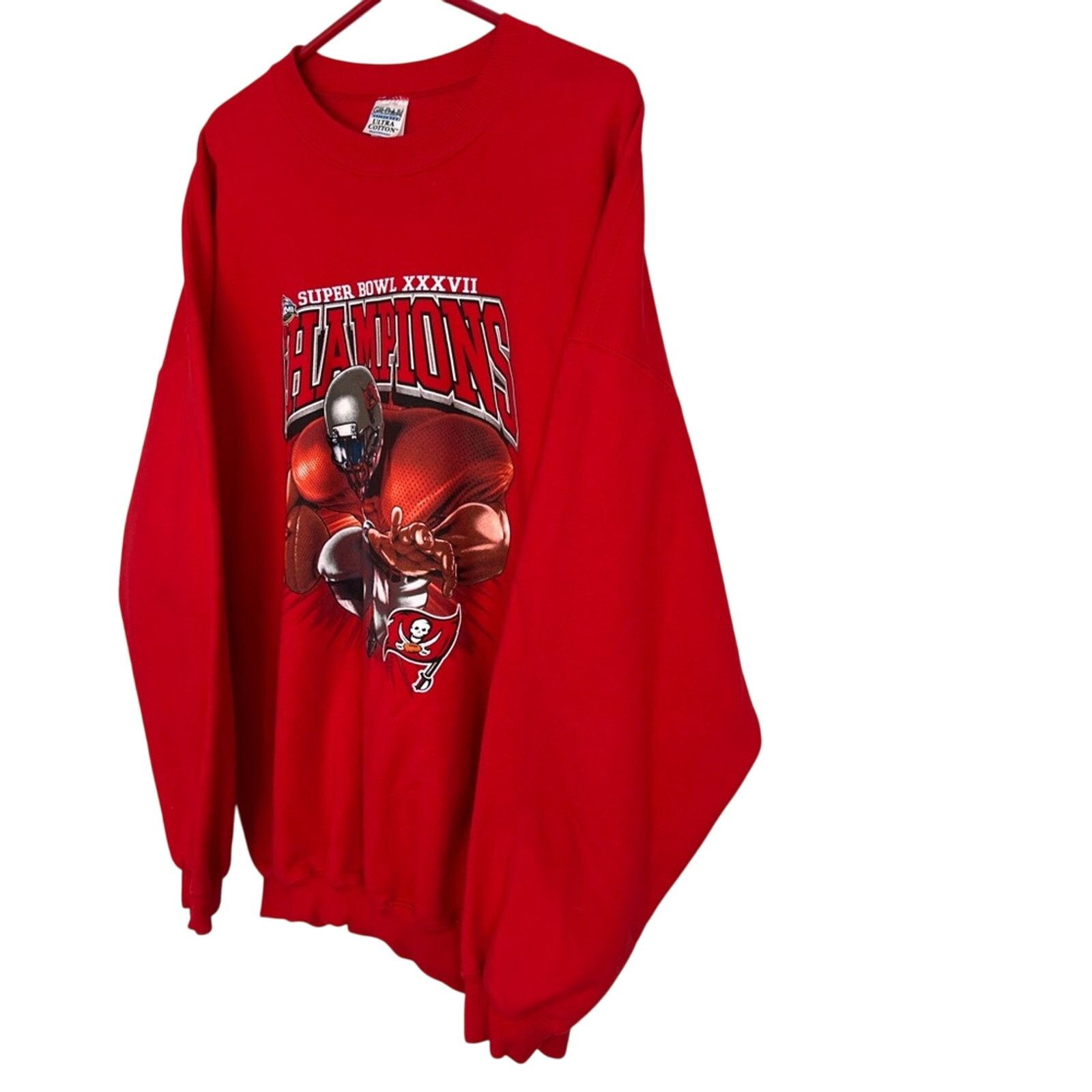 Gildan Vintage Tampa Bay Buccaneers Super Bowl 37 Sweatshirt XXL Size US XXL / EU 58 / 5 - 4 Thumbnail